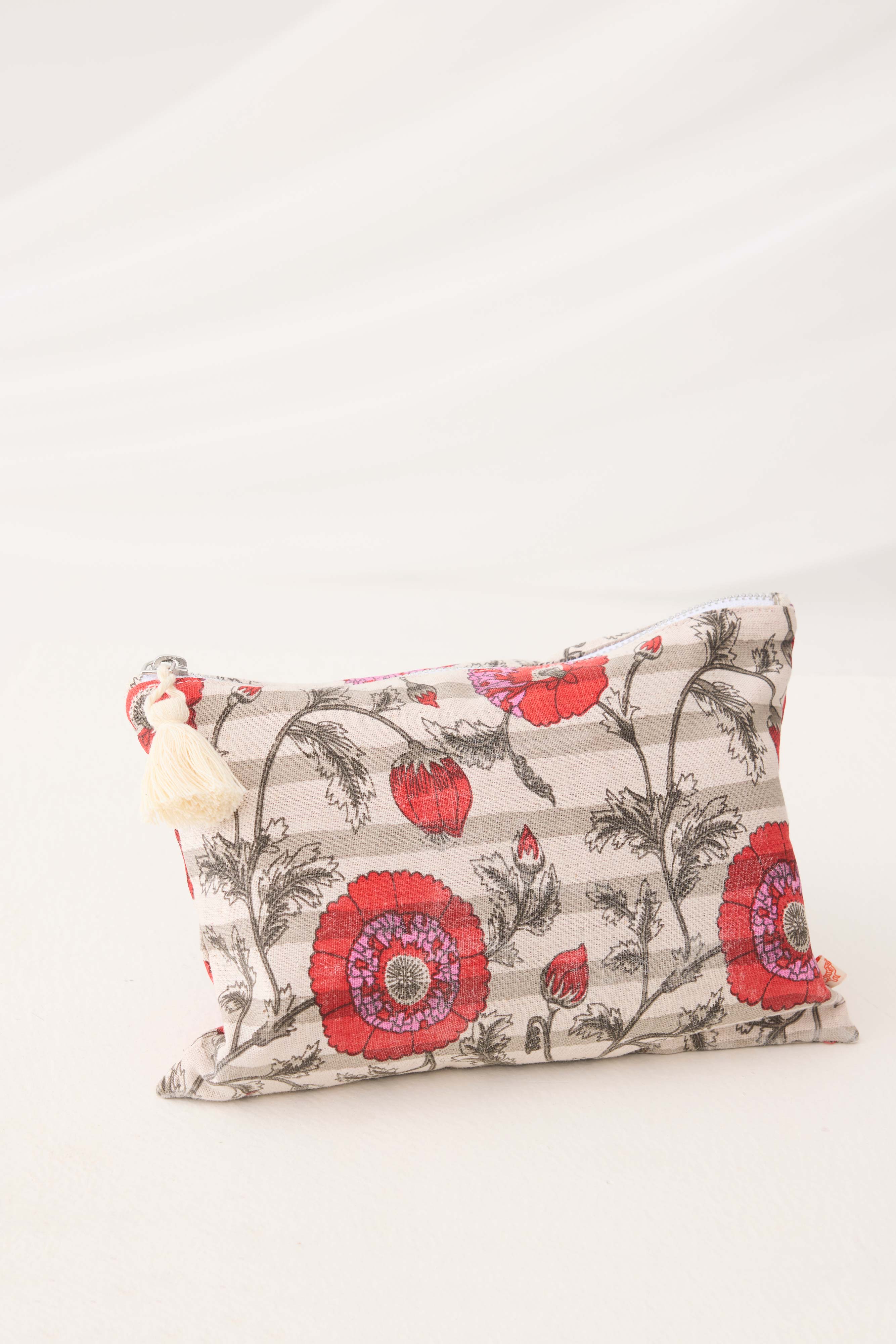 Utility Pouch White Red (9967436398891)