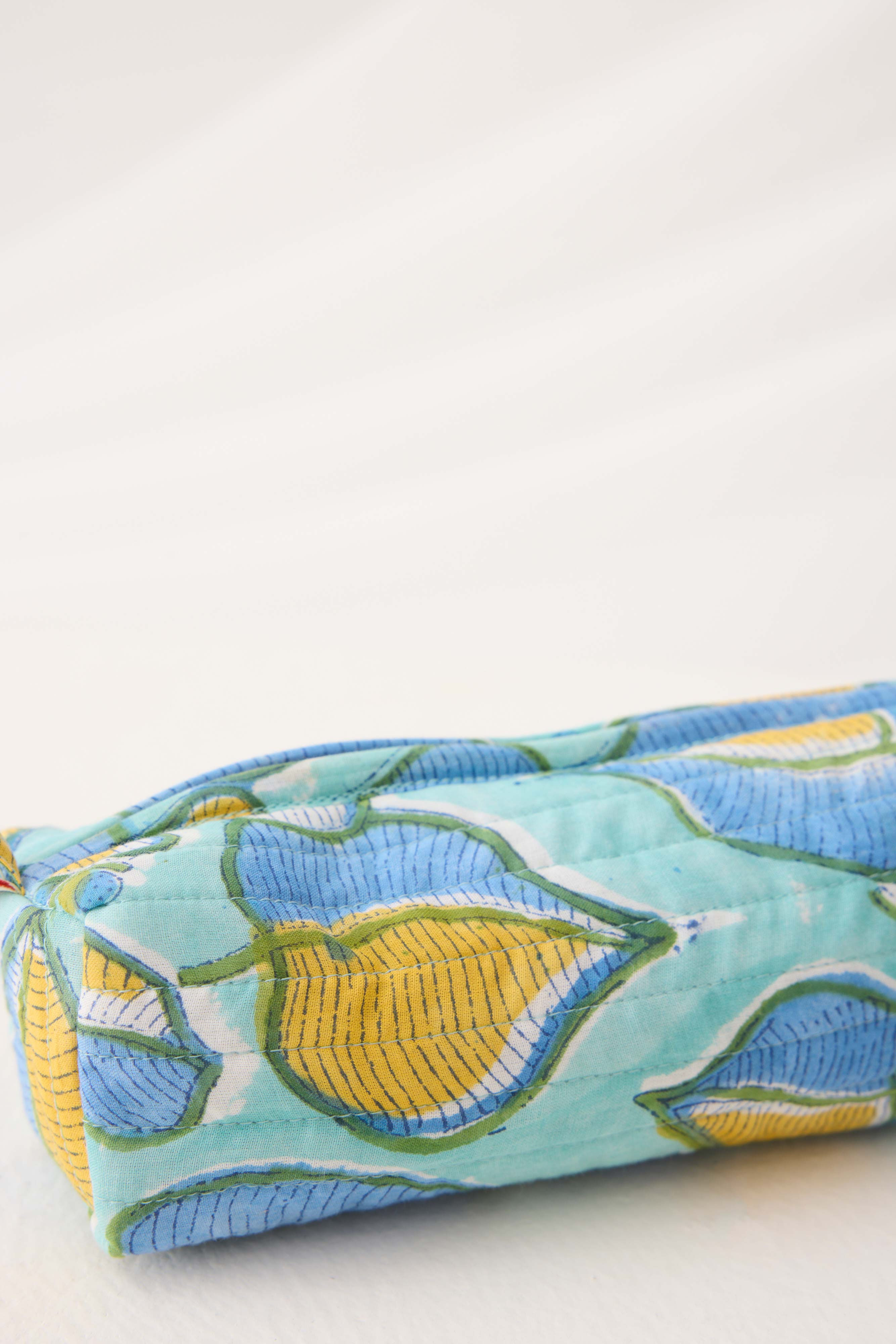 Pencil Pouch Light Blue Yellow (9967453929771)