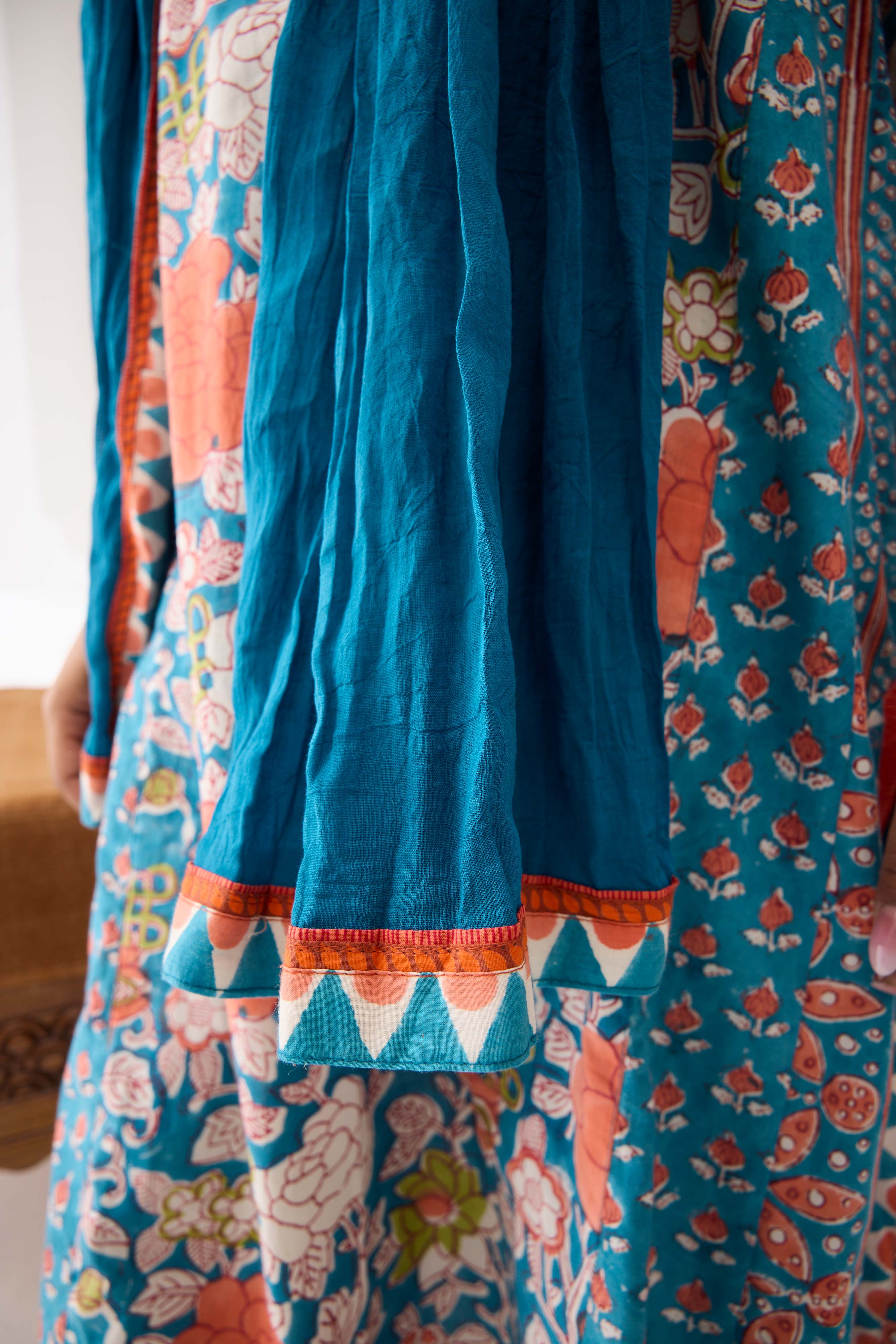 Rozana Dupatta Dark Skyblue (9966590099755)