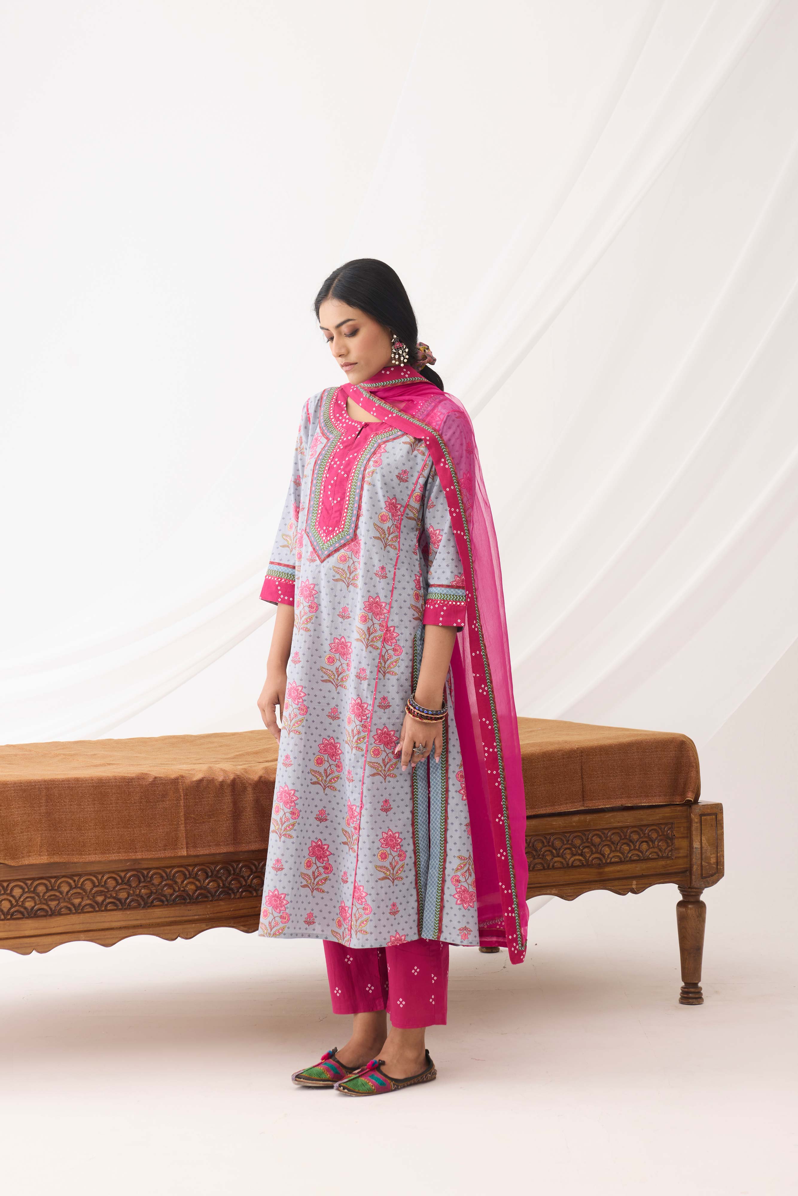 Medh Dupatta Light Pink (9964397330731)