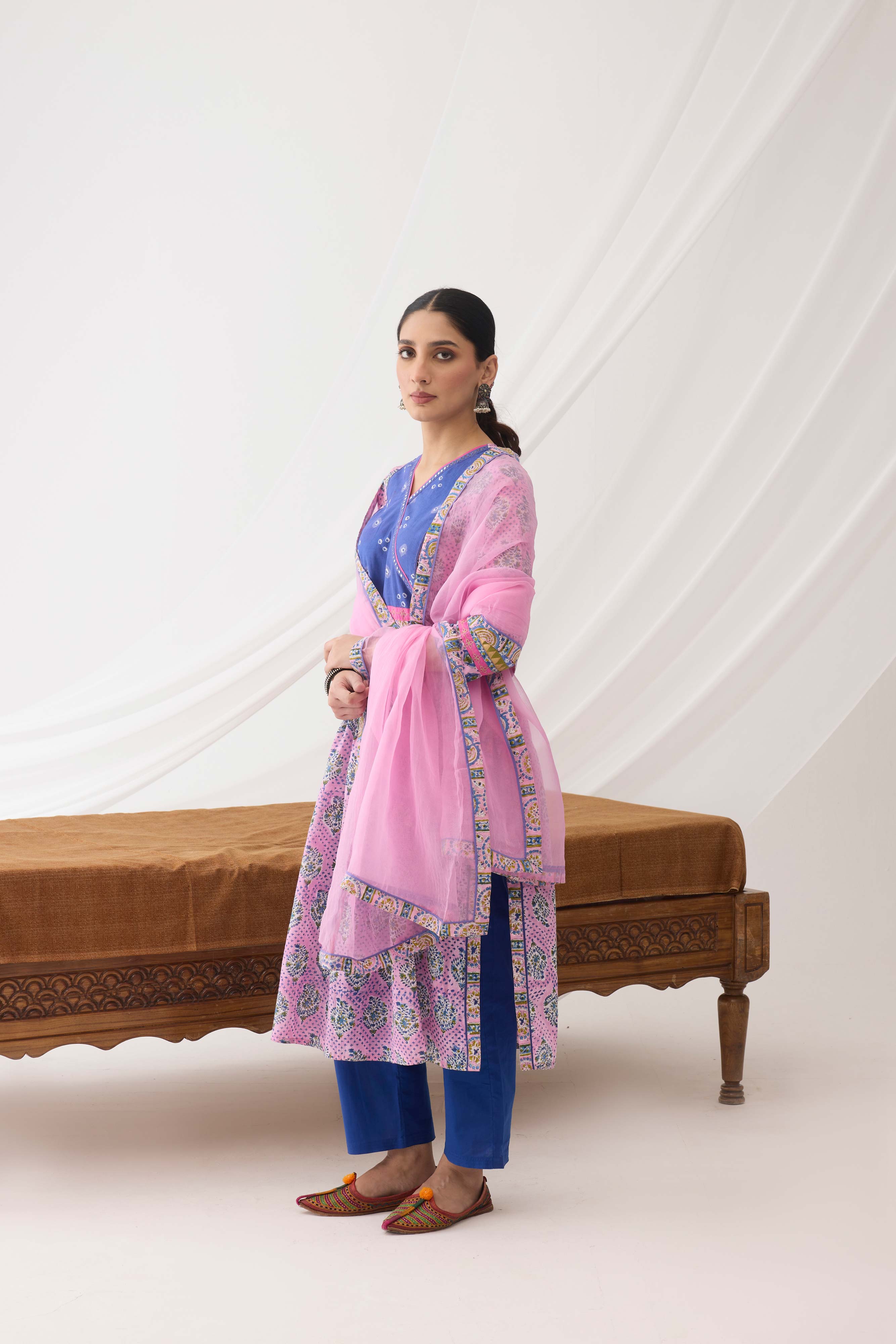 Banjara Kurta Light Pink Blue (9965301530923)