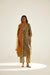 Rozana Chiffon Dupatta Ochre Yellow (8569626853675)