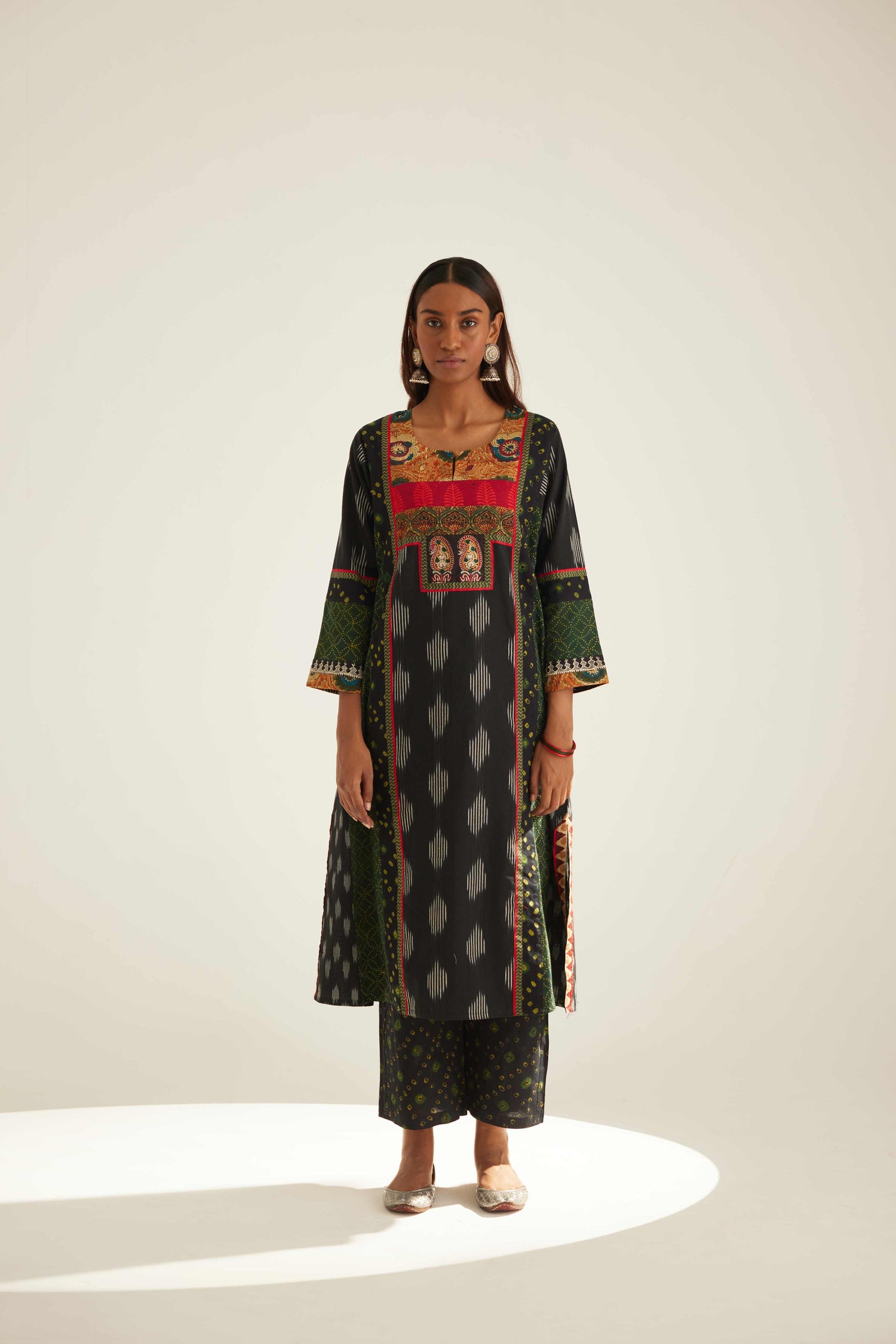 Rozana Pant Black Green (8569522159915)