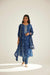 Rozana Cotton Crinkled Dupatta Indigo (8569640419627)