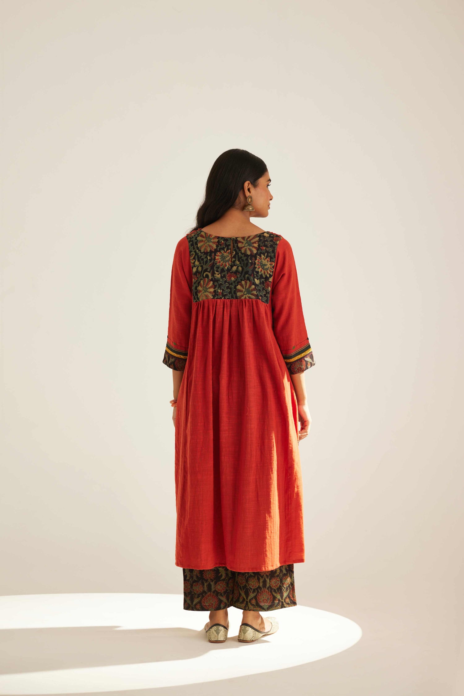 Patchwork Kurta Rust (8569464652075)