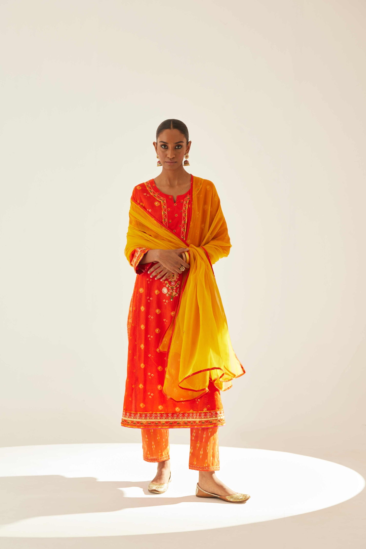 Mourya Dupatta Mustard (8569813008683)