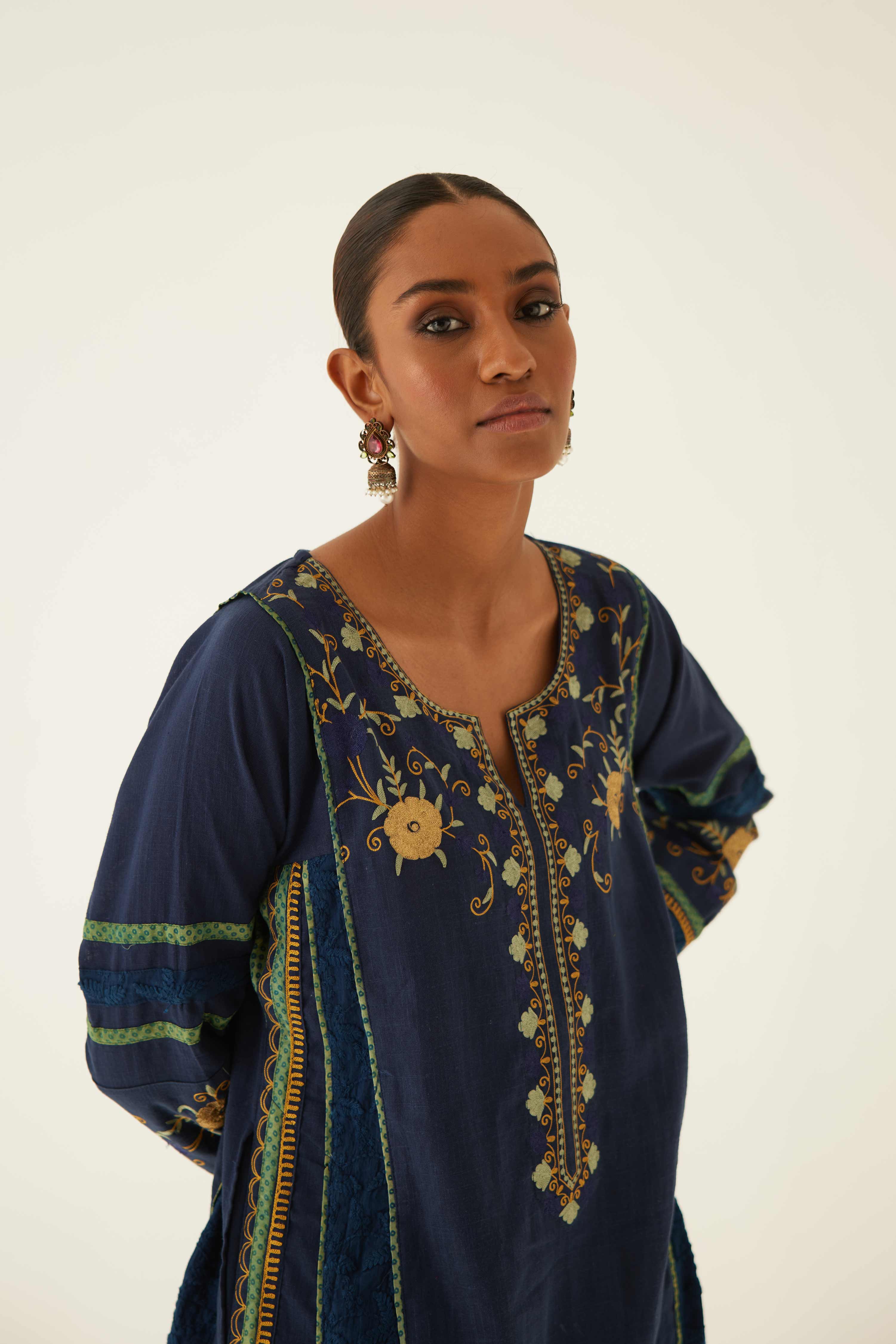 Bagh Kurta Indigo (8569725255979)