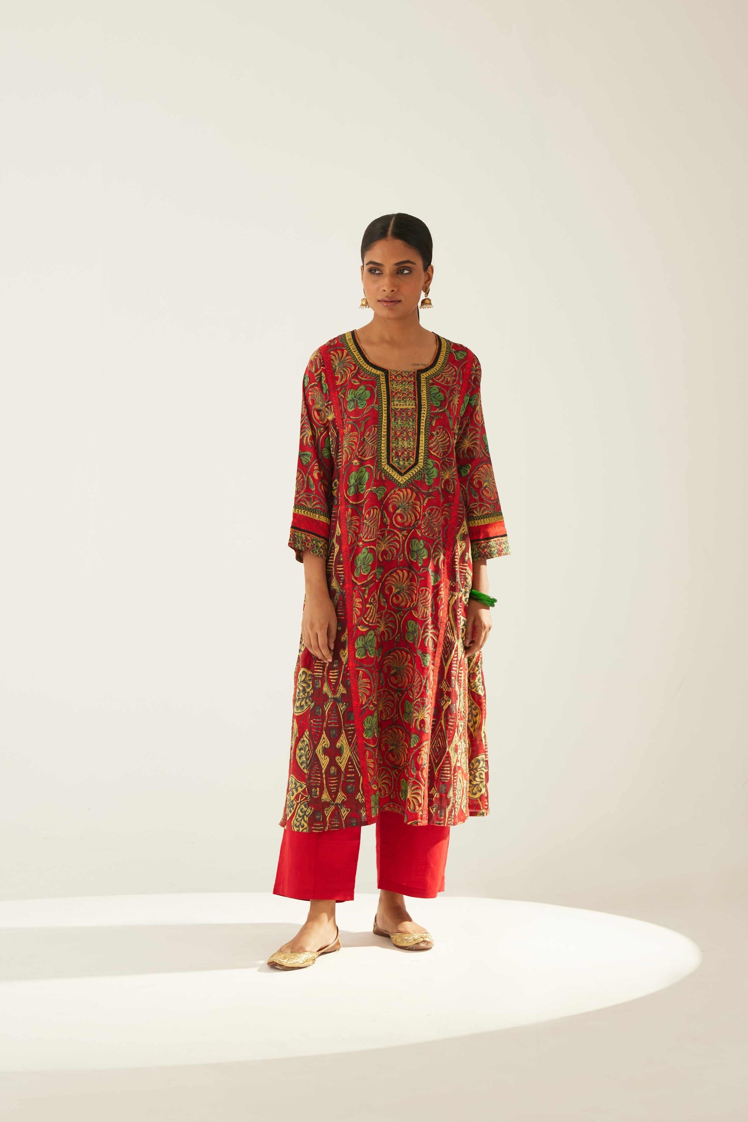 Rozana Pant Red (8569561743659)