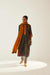 Rozana Cotton Crinkled Dupatta Orange (8569646809387)