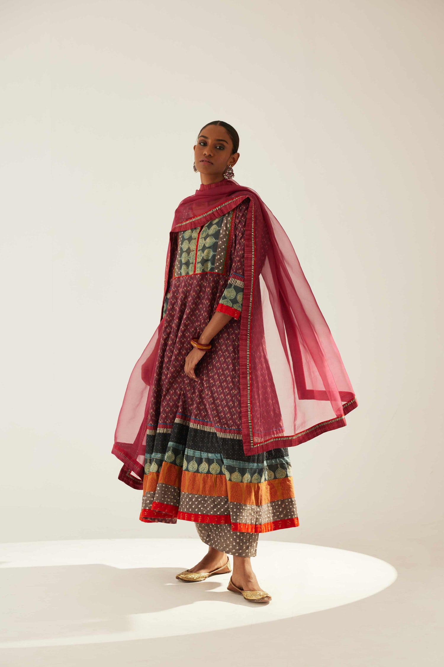 Rozana Chiffon Dupatta Mauve (8569648939307)