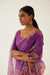 Floral Saree Purple (8571318010155)