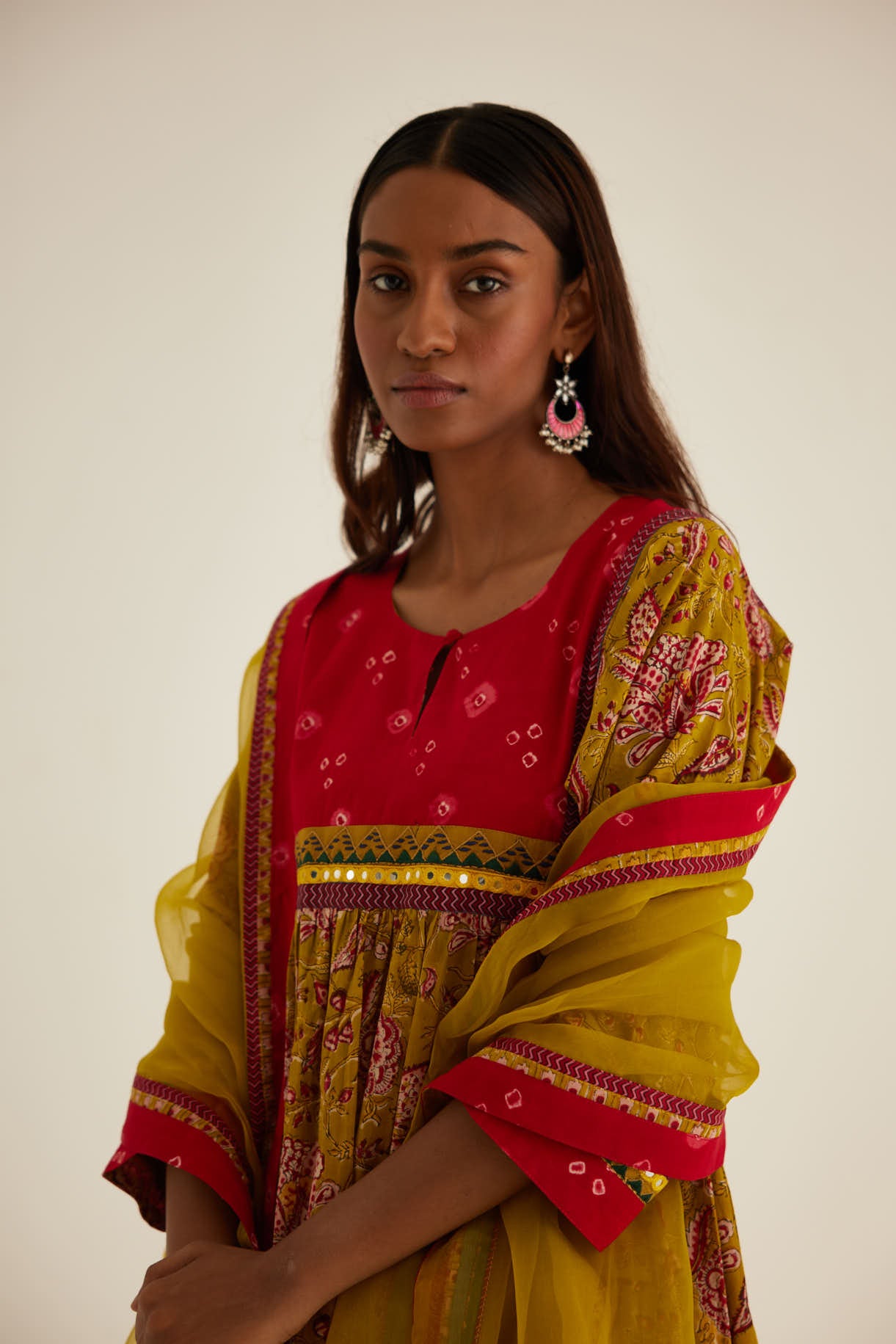 Banjara Kurta Ochre Red (8569275056427)