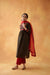 Rozana Chiffon Dupatta Red (8828636758315)