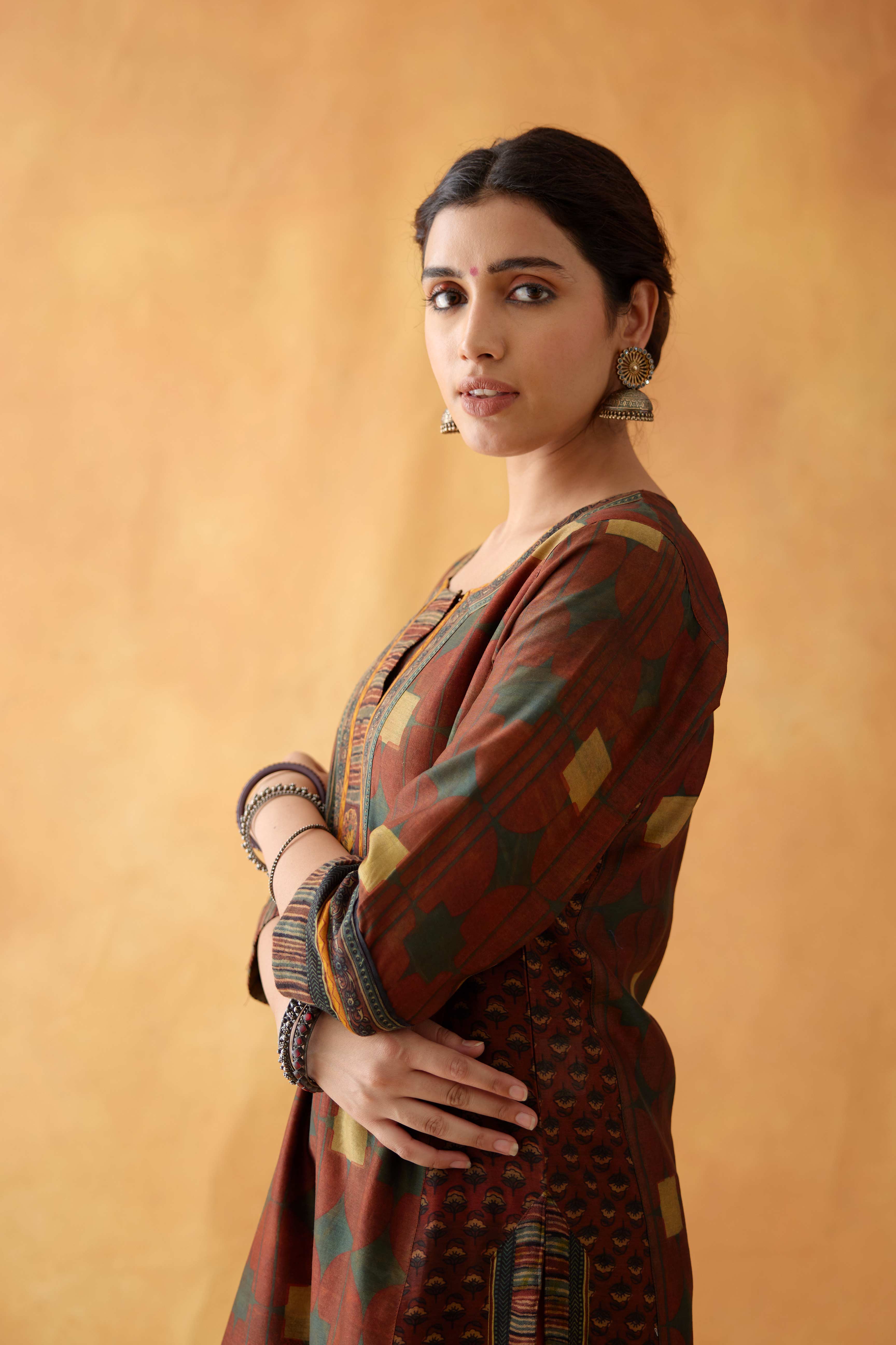 Rozana Kurta Rust Beige (8828232401195)