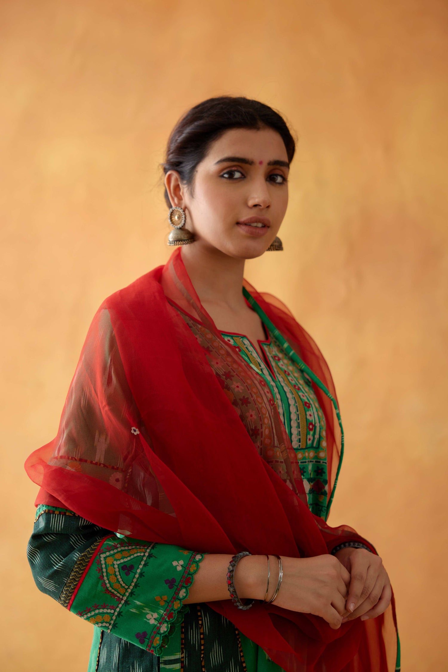 Madhu Kurta Green (8828345057579)