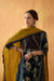 Choga Angrakha Kurta Black Teal (8828309700907)