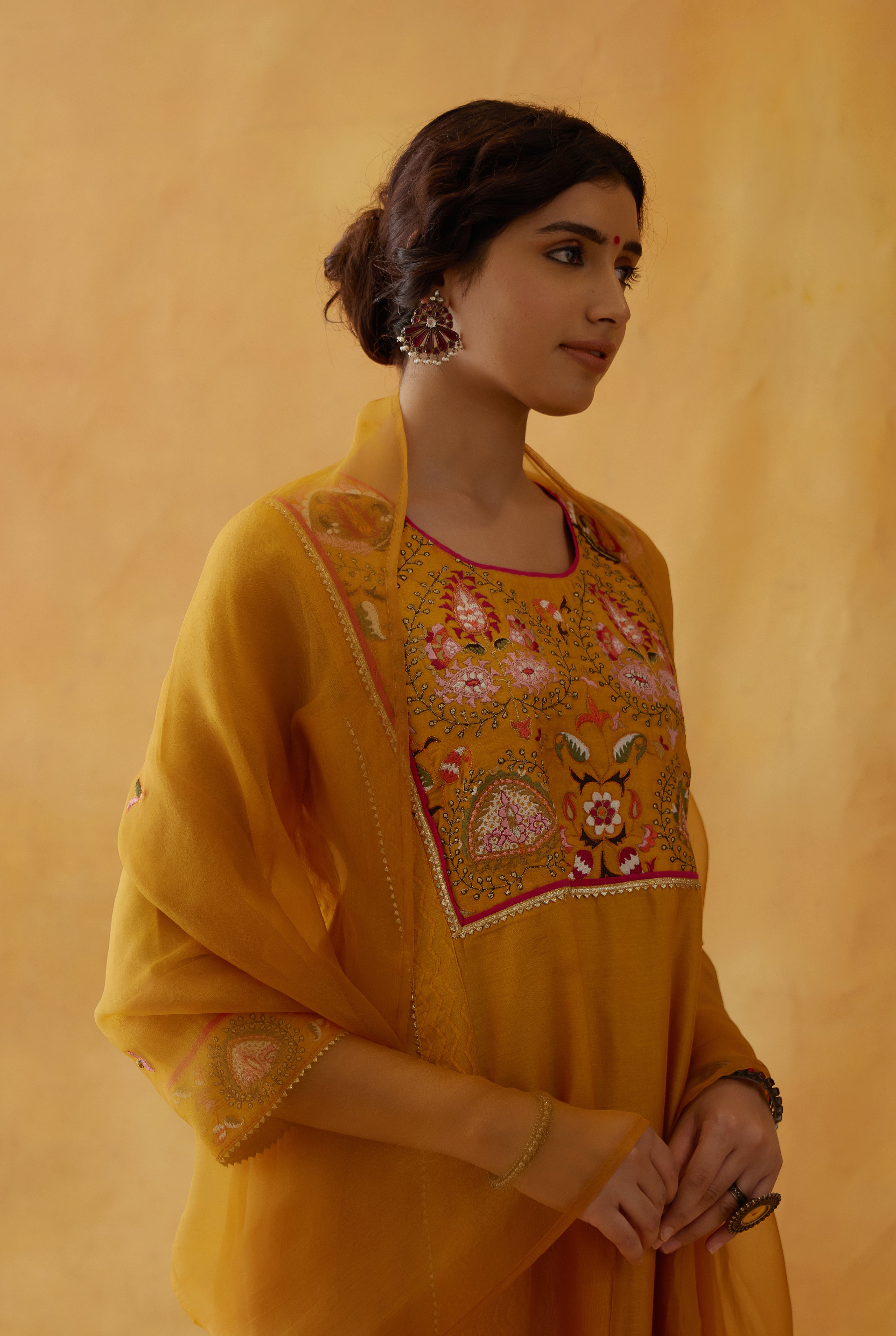 Tulsi Kurta Mustard (8811378966827)