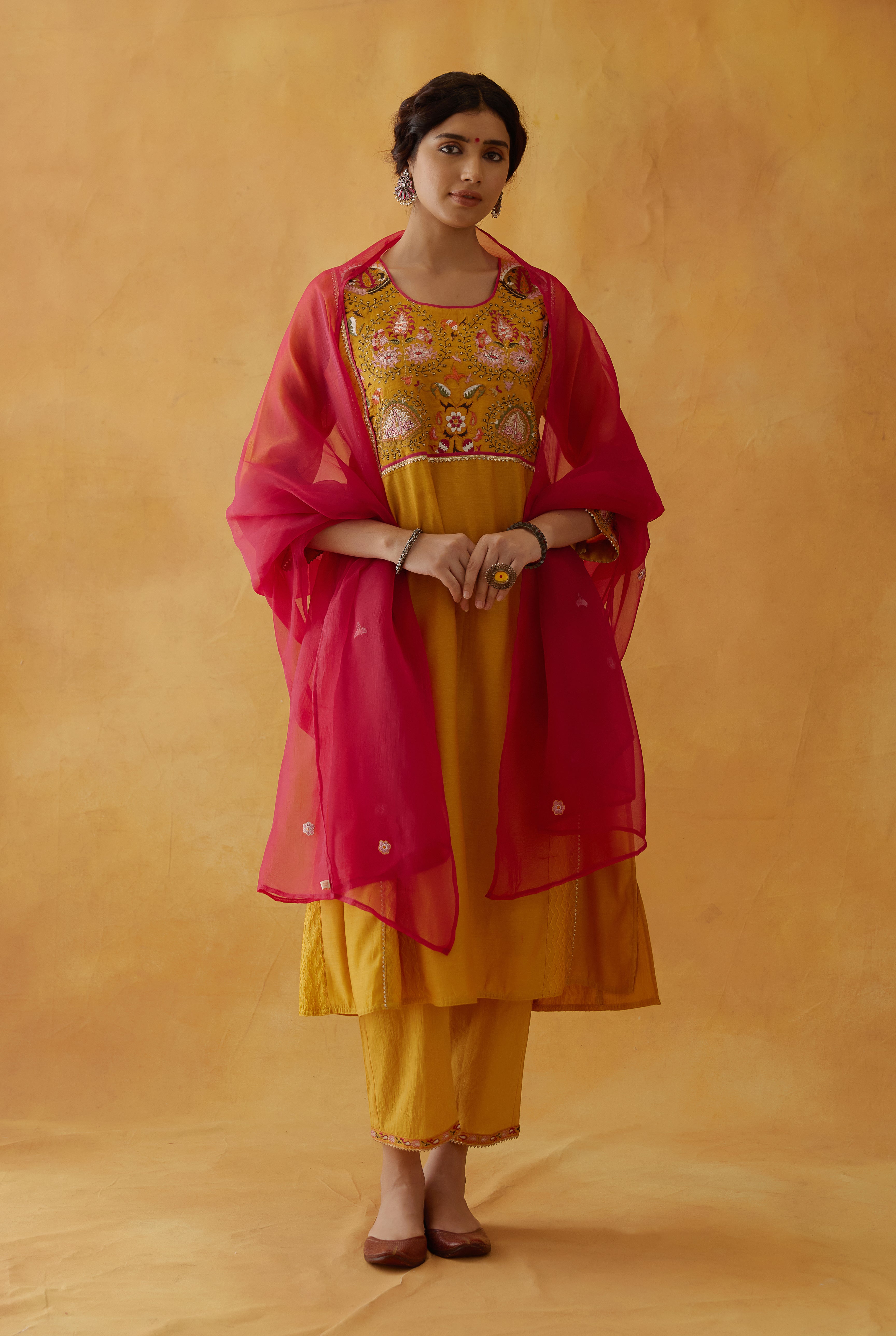 Tulsi Kurta Mustard (8811378966827)