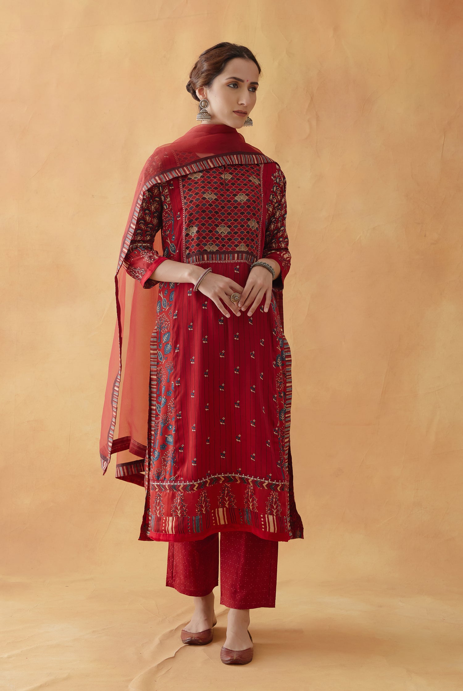 Miran Kurta Red (8810179854635)