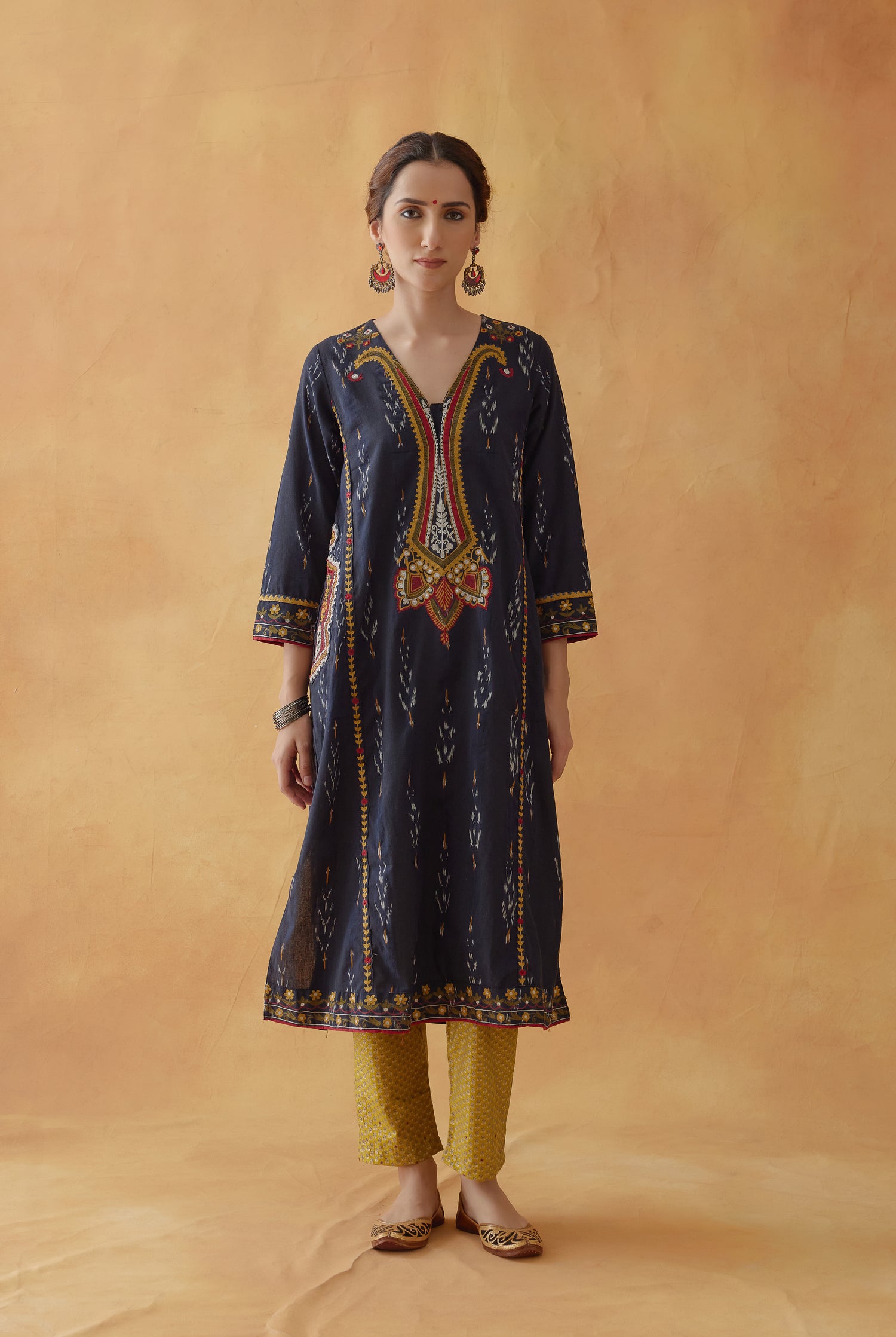 Siya Kurta Navy Blue (8810305126699)