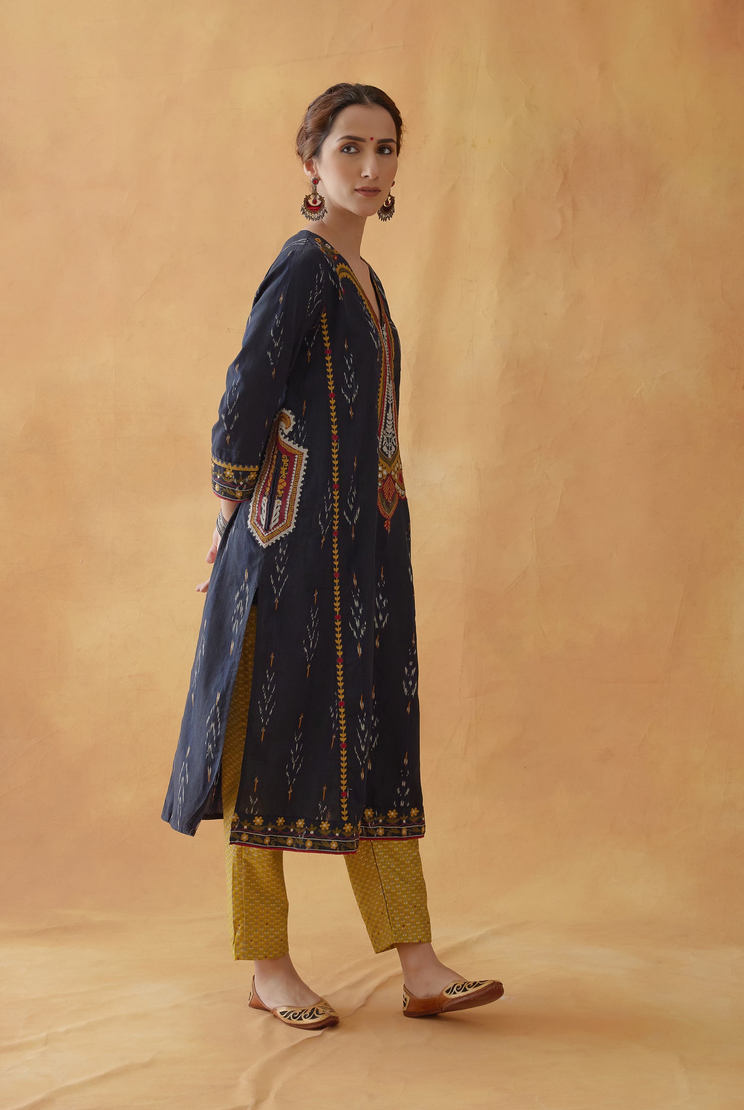 Siya Kurta Navy Blue (8810305126699)