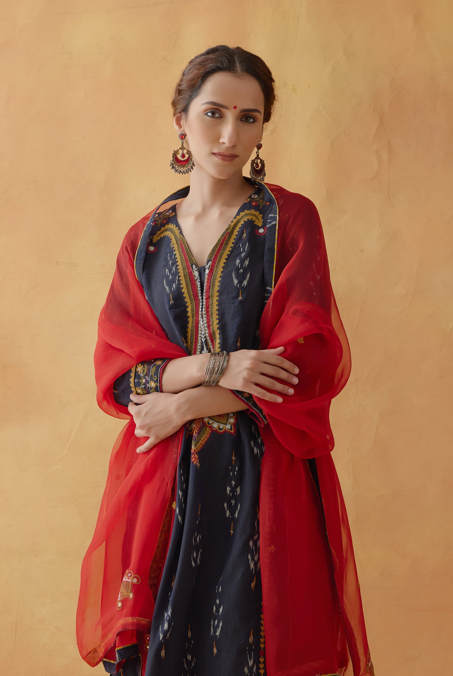 Siya Dupatta Red (8811778670891)