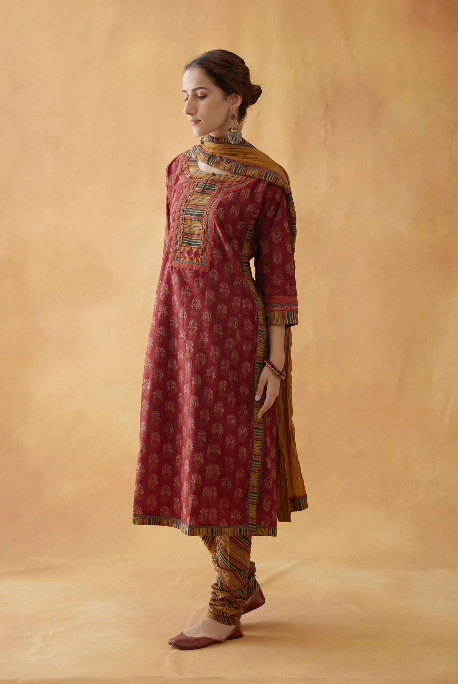Anu Kurta Rust Maroon (8810249781547)