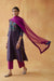 Rozana Chiffon Dupatta Purple (8811459117355)