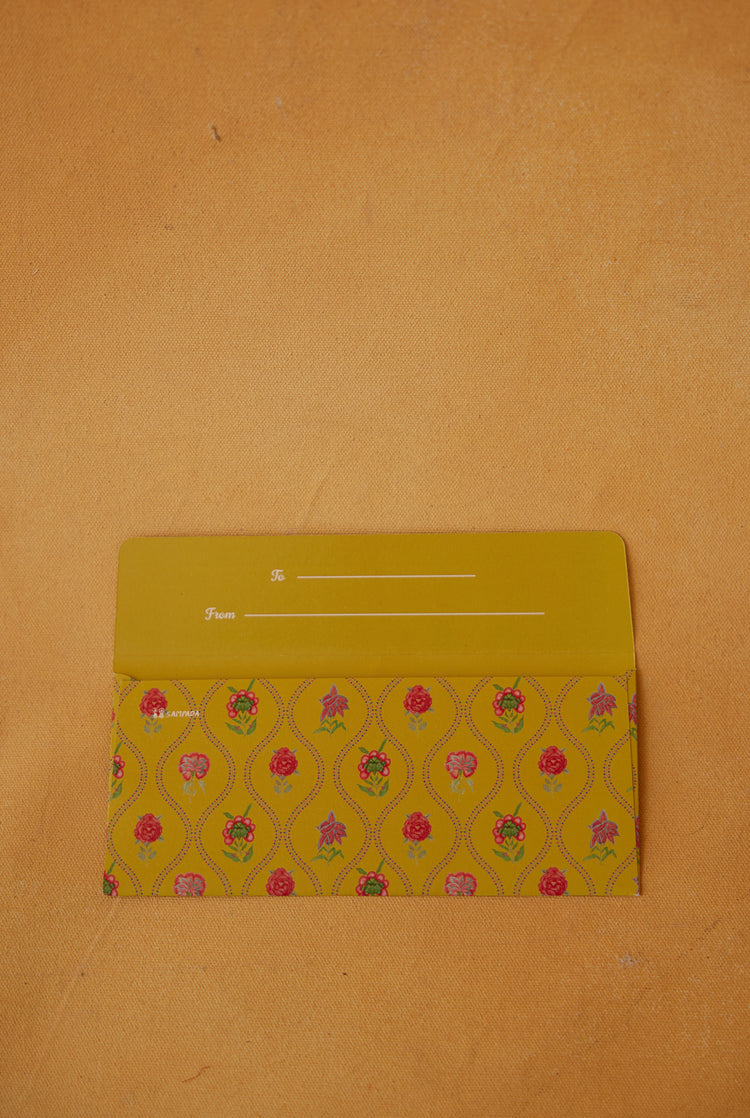 Jaal Envelope Mustard (Set of 5) (8811787714859)
