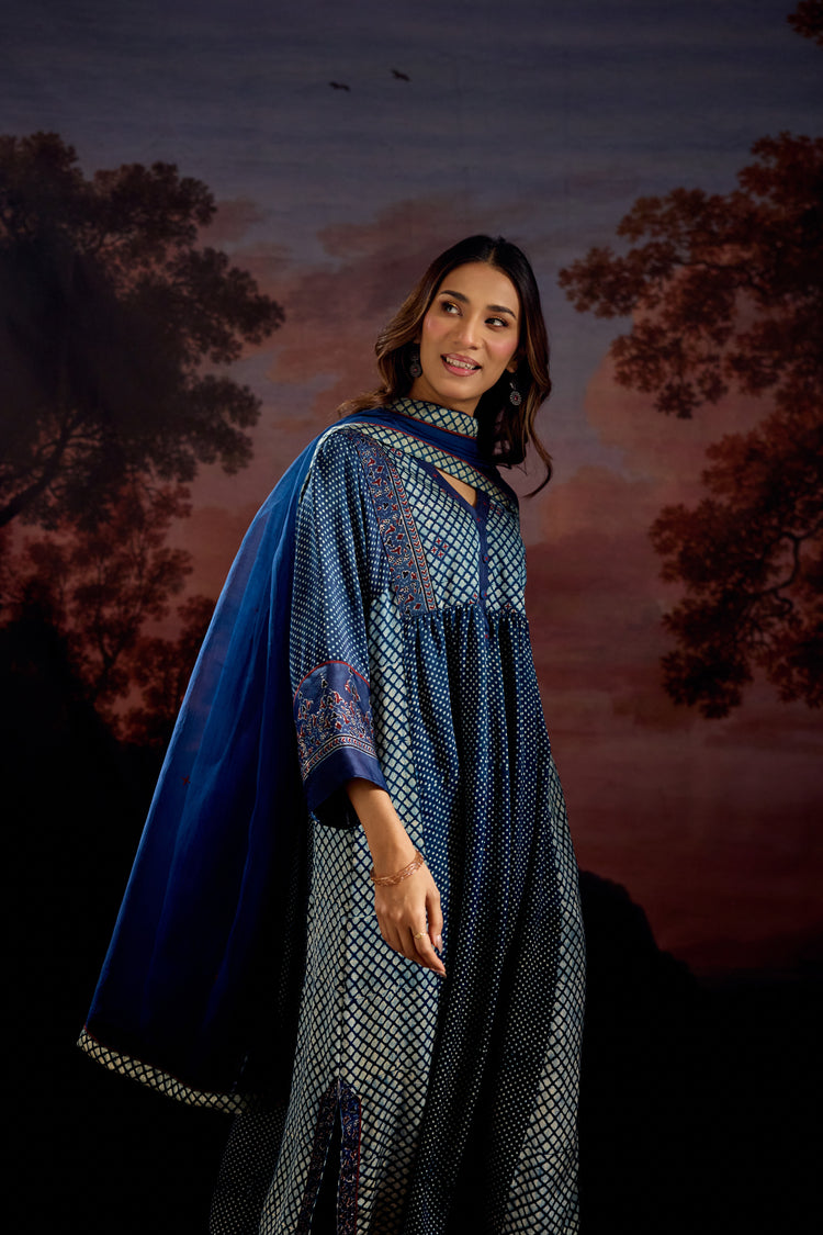 Medh Dupatta Blue