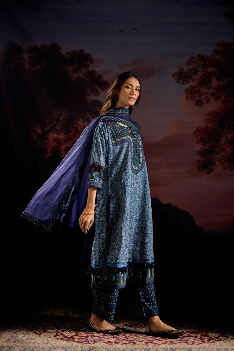 Medh Dupatta Blue