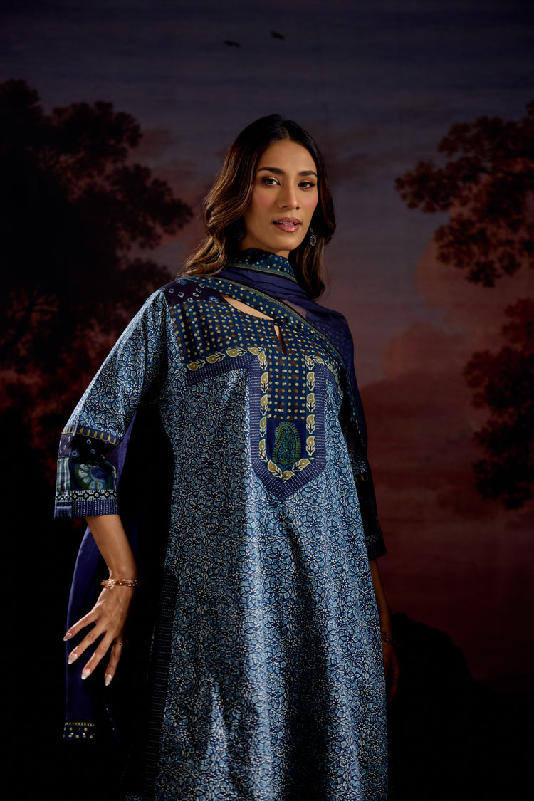 Medh Dupatta Blue