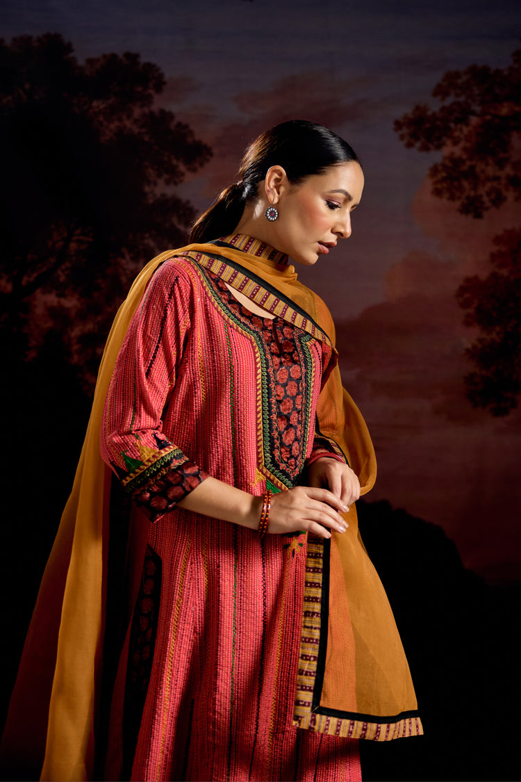 Medh Dupatta Mustard