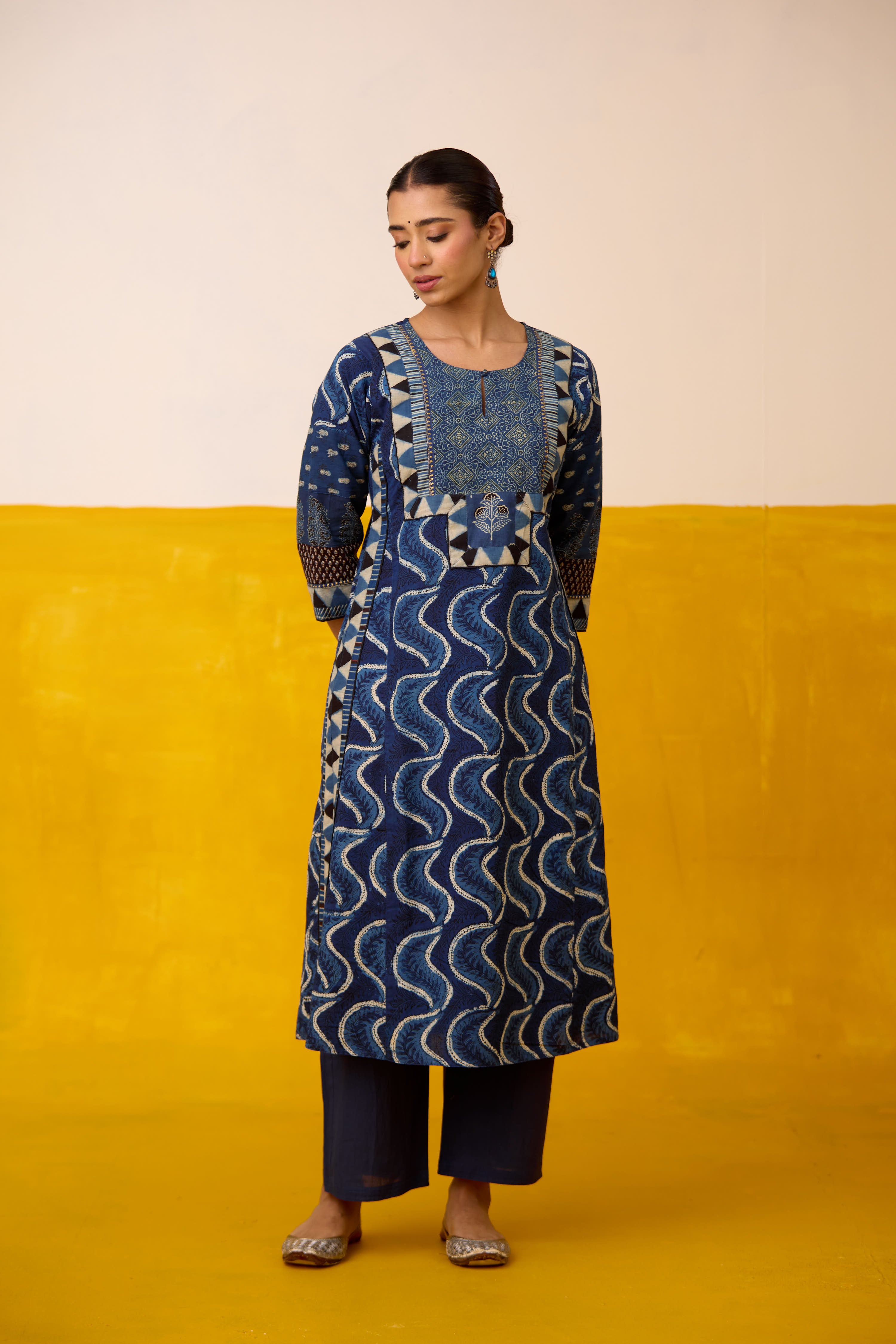 Rozana Pant Dark Blue