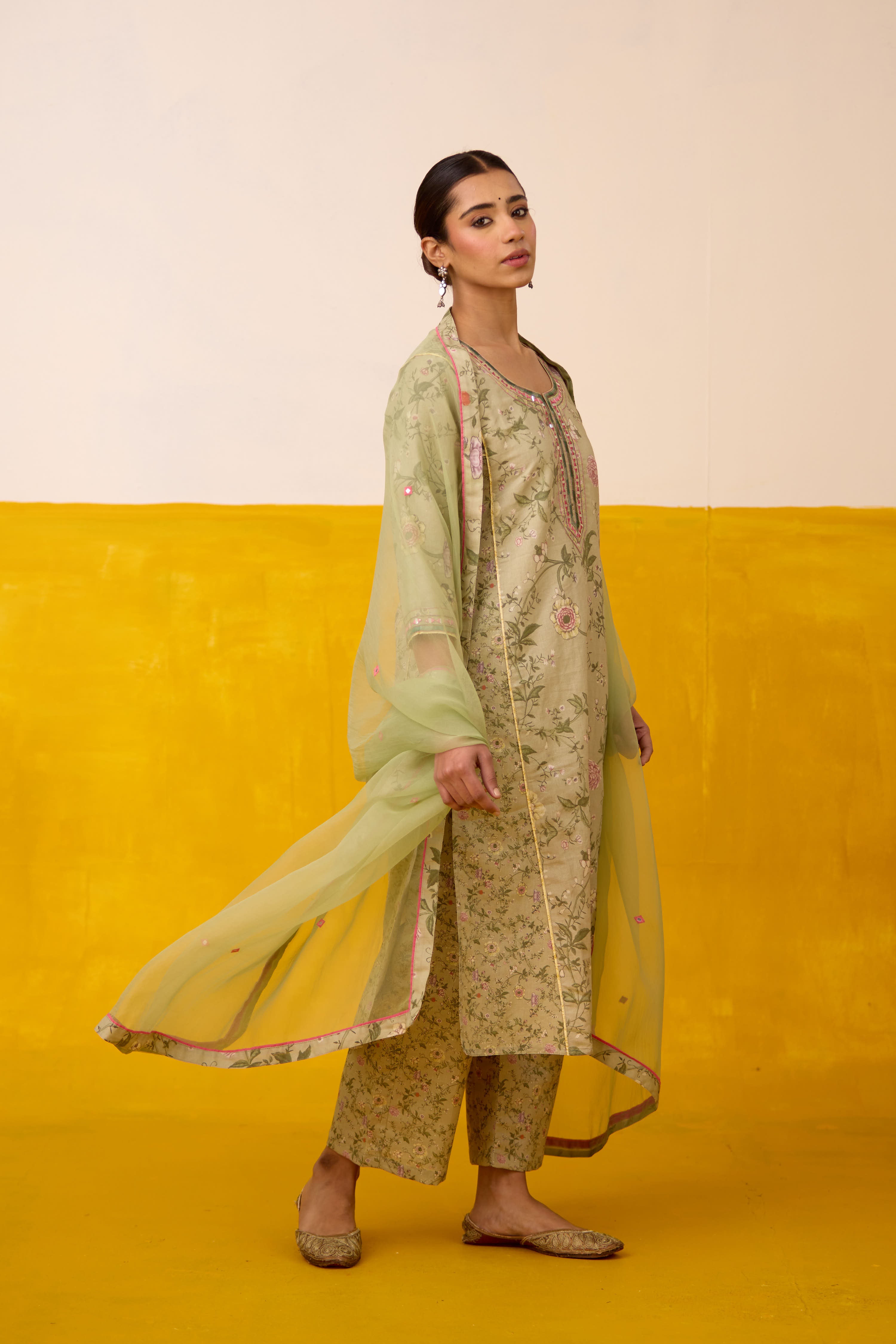 Dienne Pant Pista Green