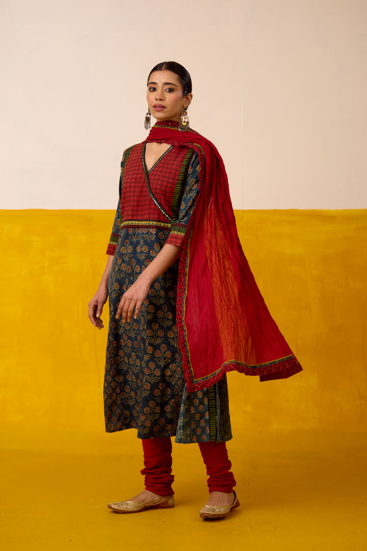 Rozana Dupatta Maroon