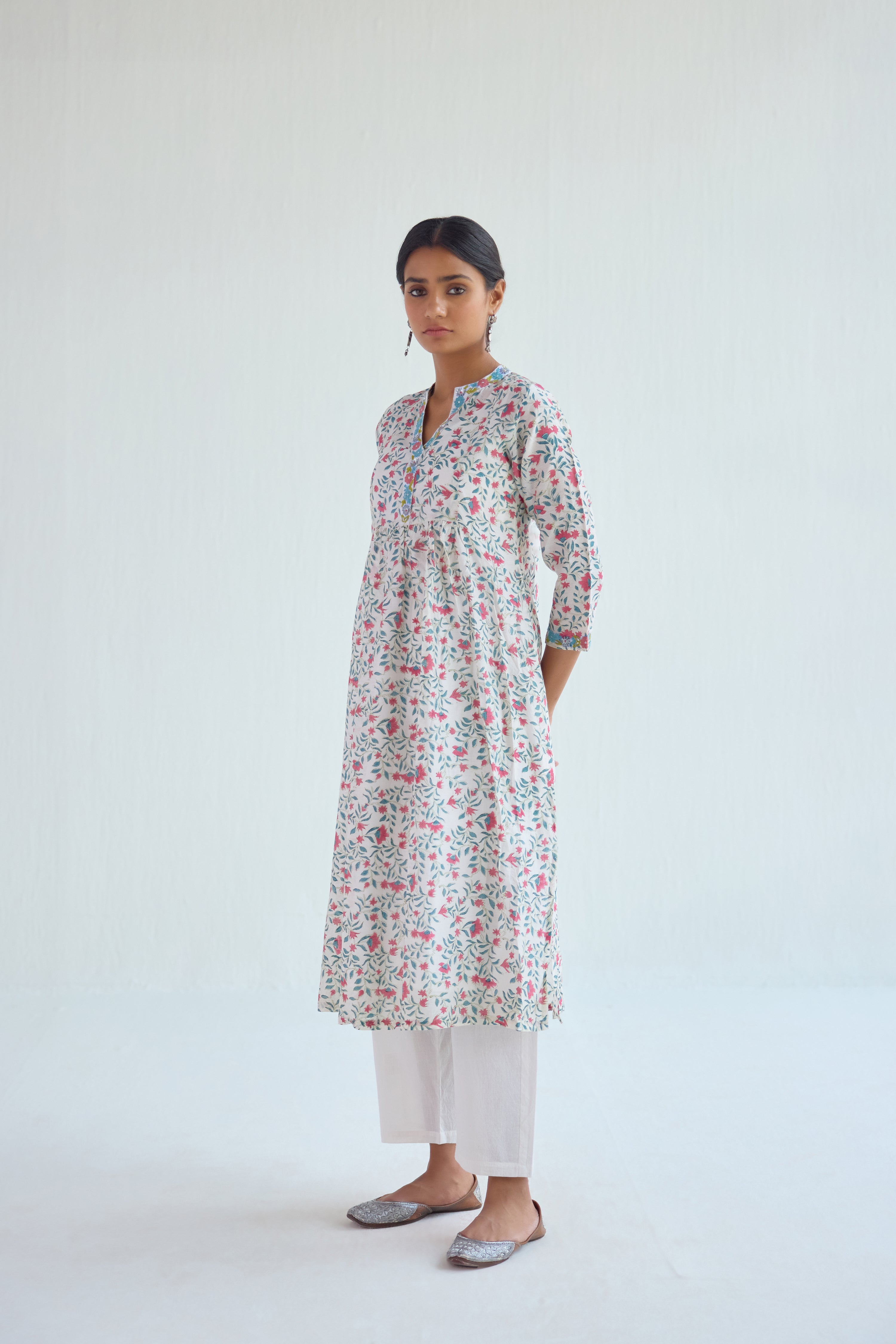 Tropical Co-ord Set White (Set of 3) (9418462429483)