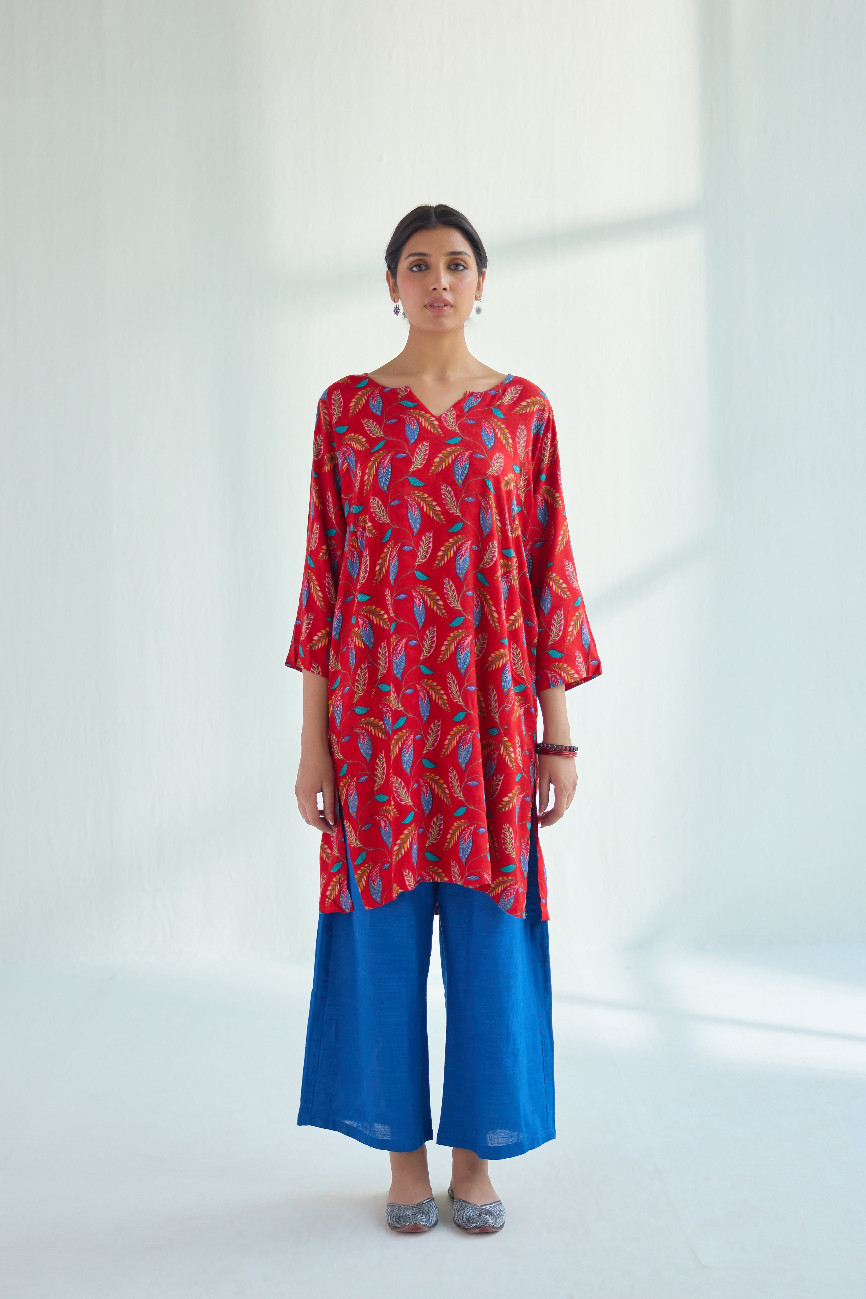 Layla Co-ord Set Red (Set of 2) (9418453713195)