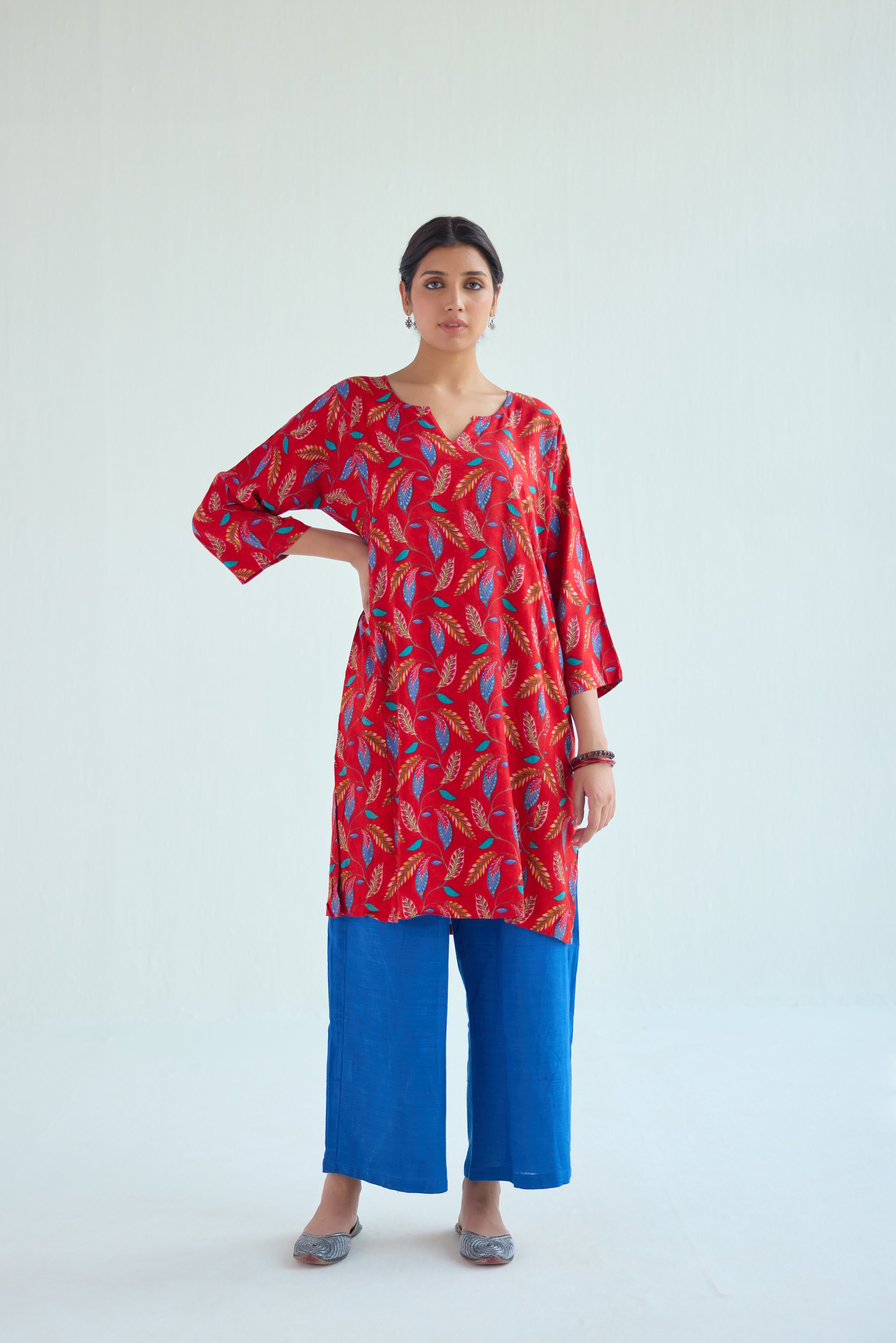 Layla Co-ord Set Red (Set of 2) (9418453713195)