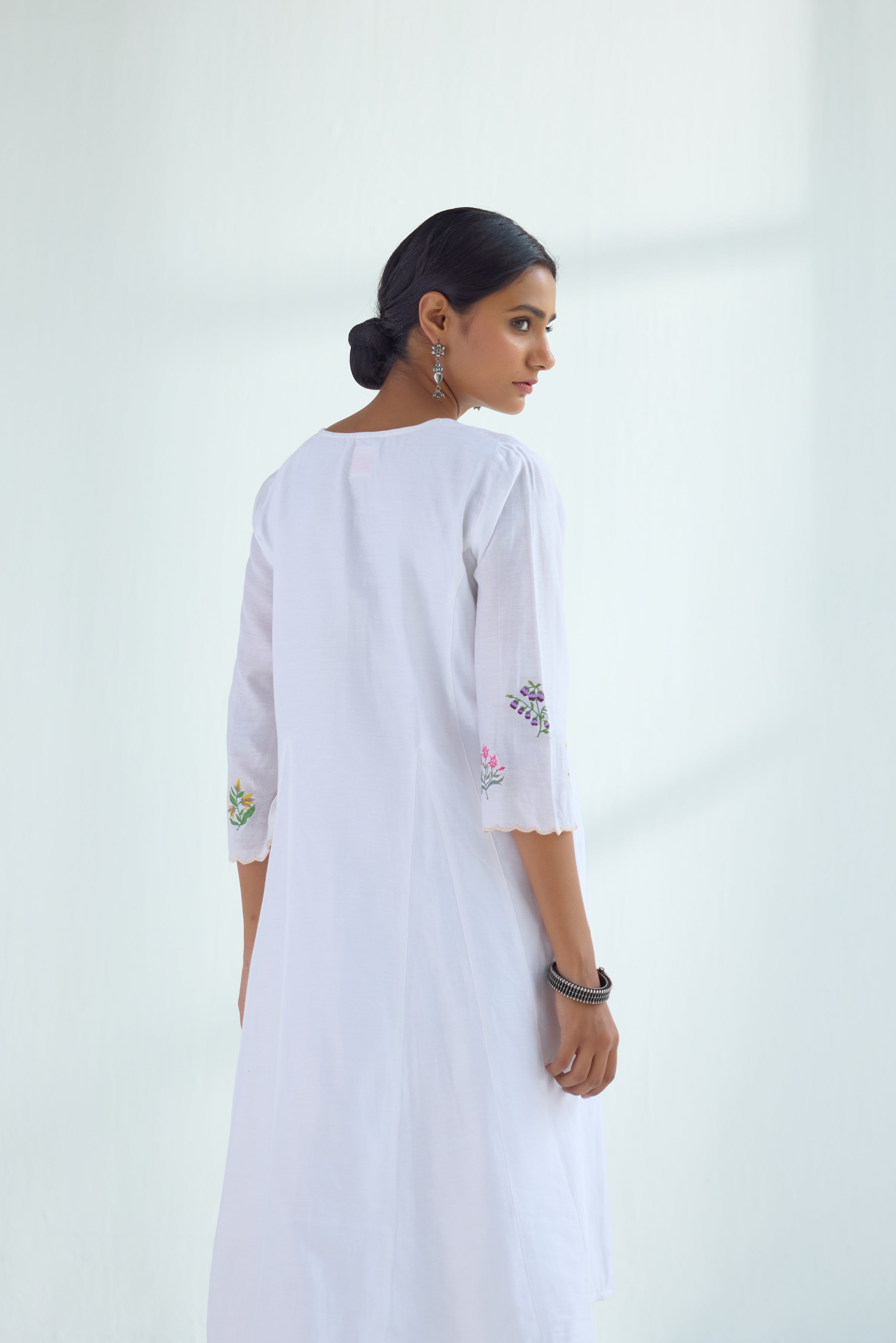 Everyday Kurta Set White Grey (Set of 2) (9418444800299)