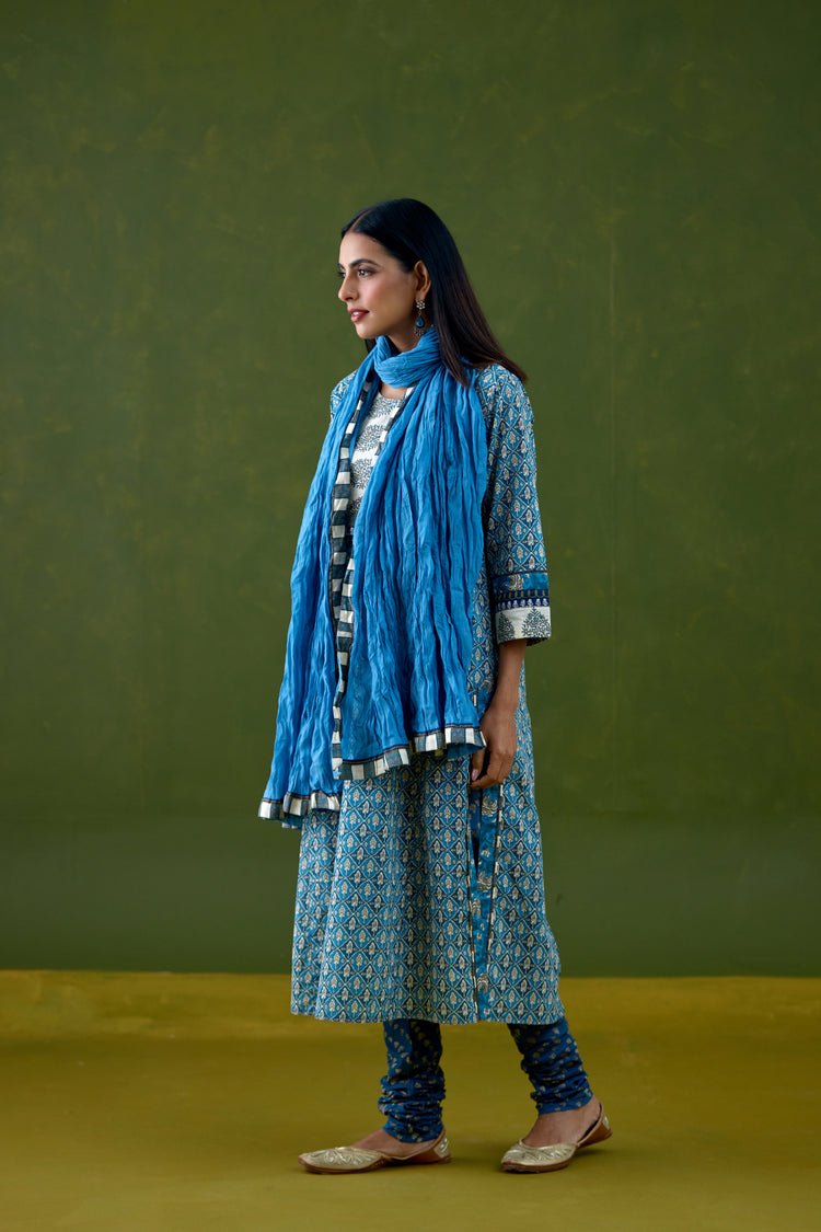 Rozana Dupatta Light Blue