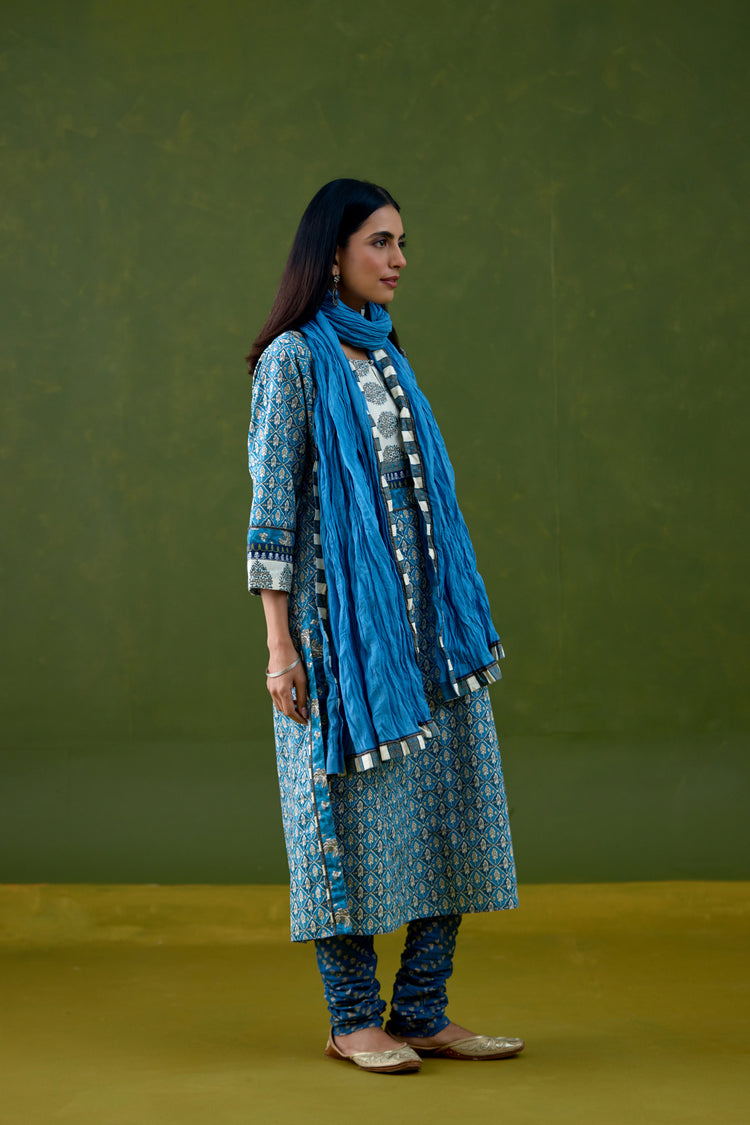 Rozana Dupatta Light Blue