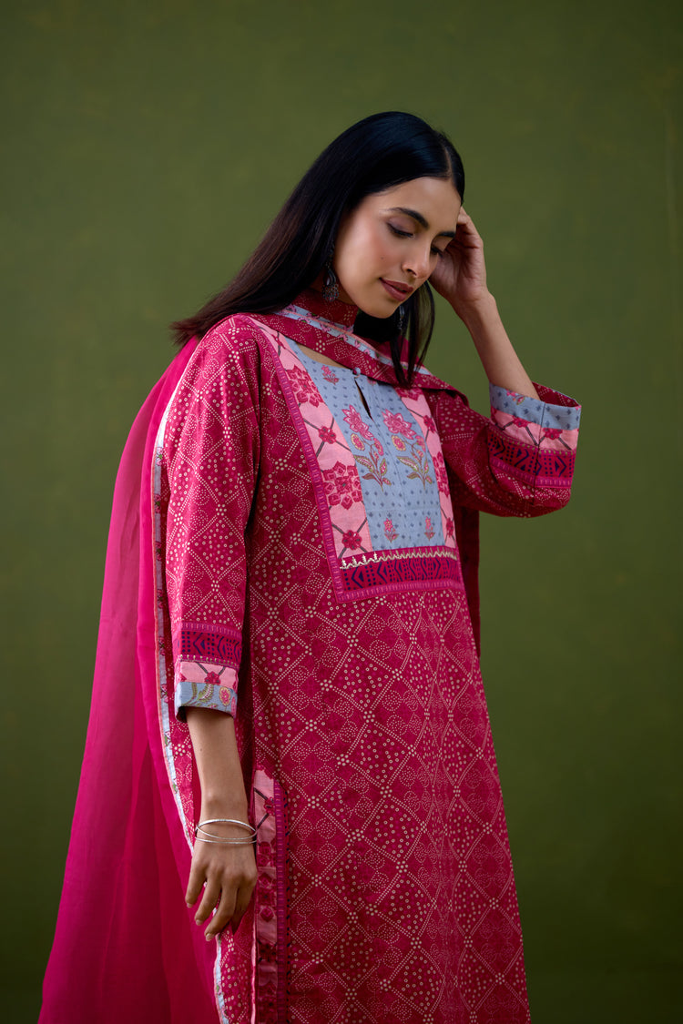 Medh Dupatta Pink