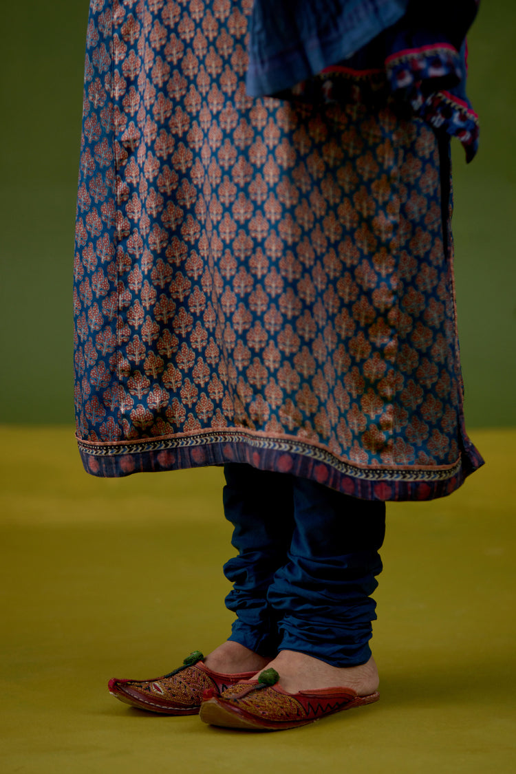 Rozana Bottom Teal Blue