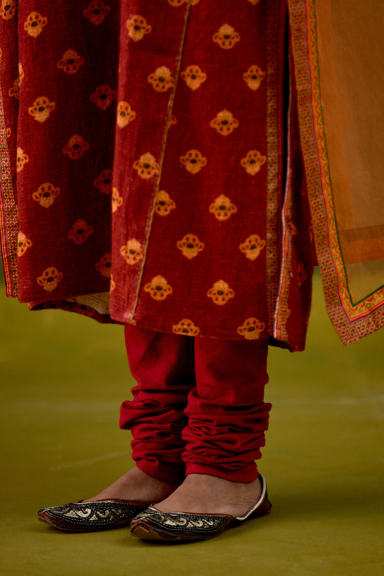 Rozana Bottom Maroon