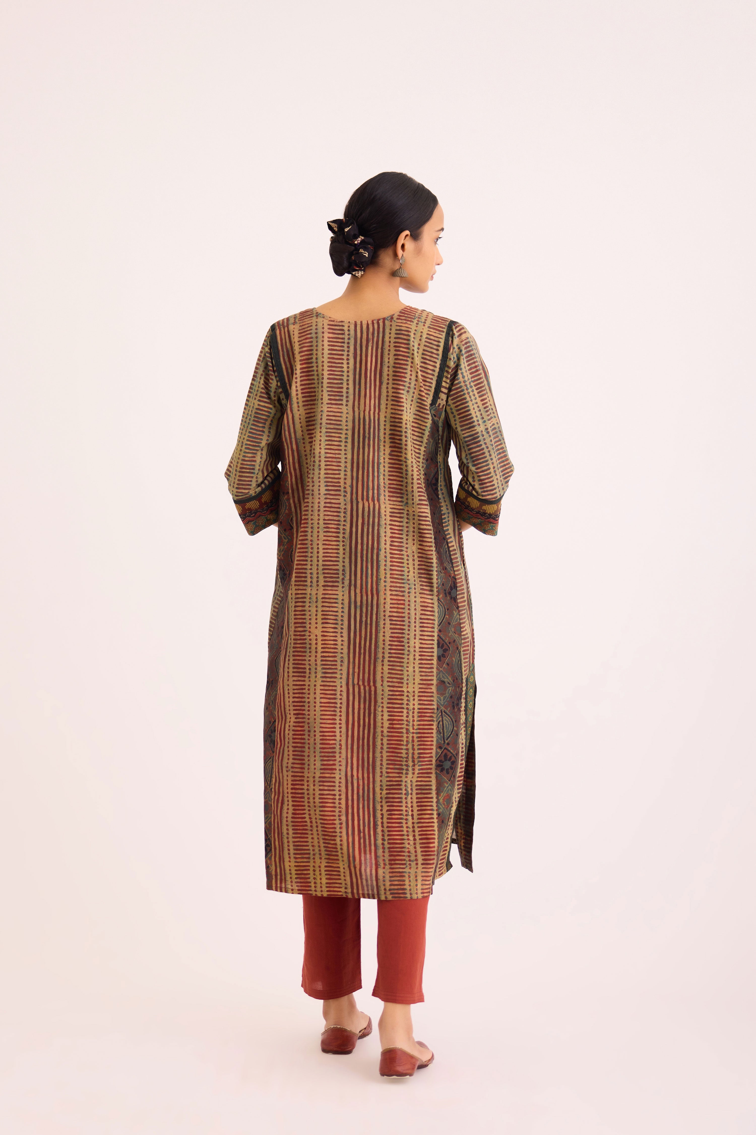 Adya Kurta Green Rust (9608970666283)