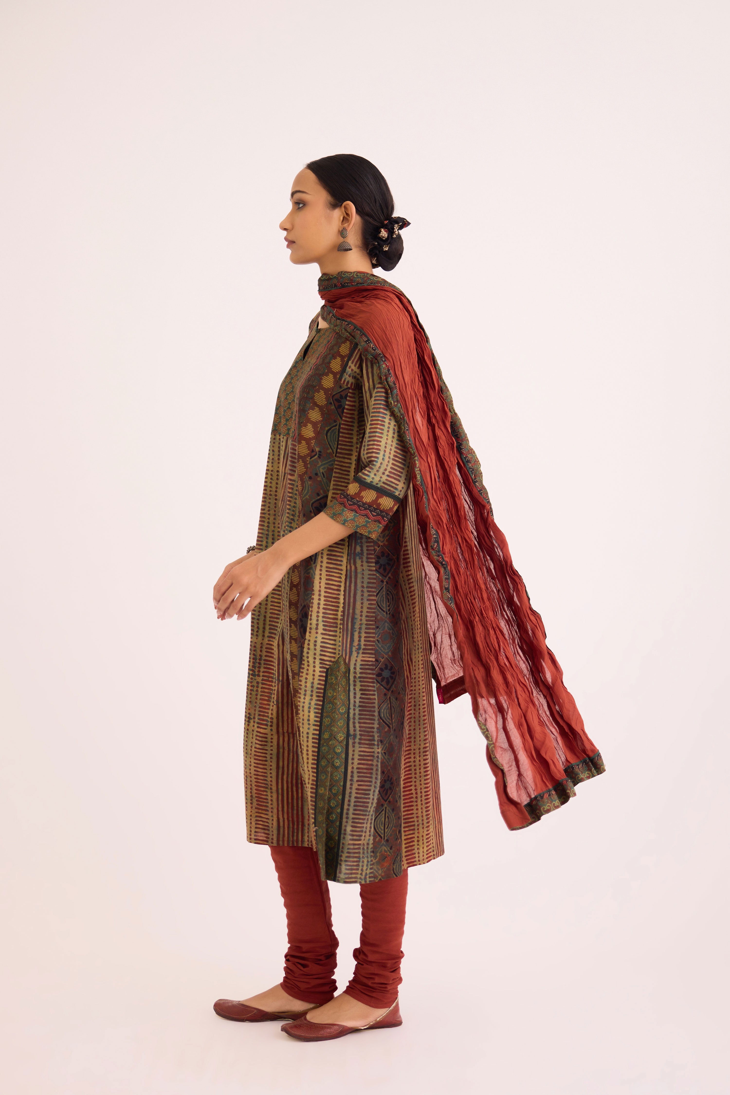 Rozana Dupatta Rust (9609228517675)