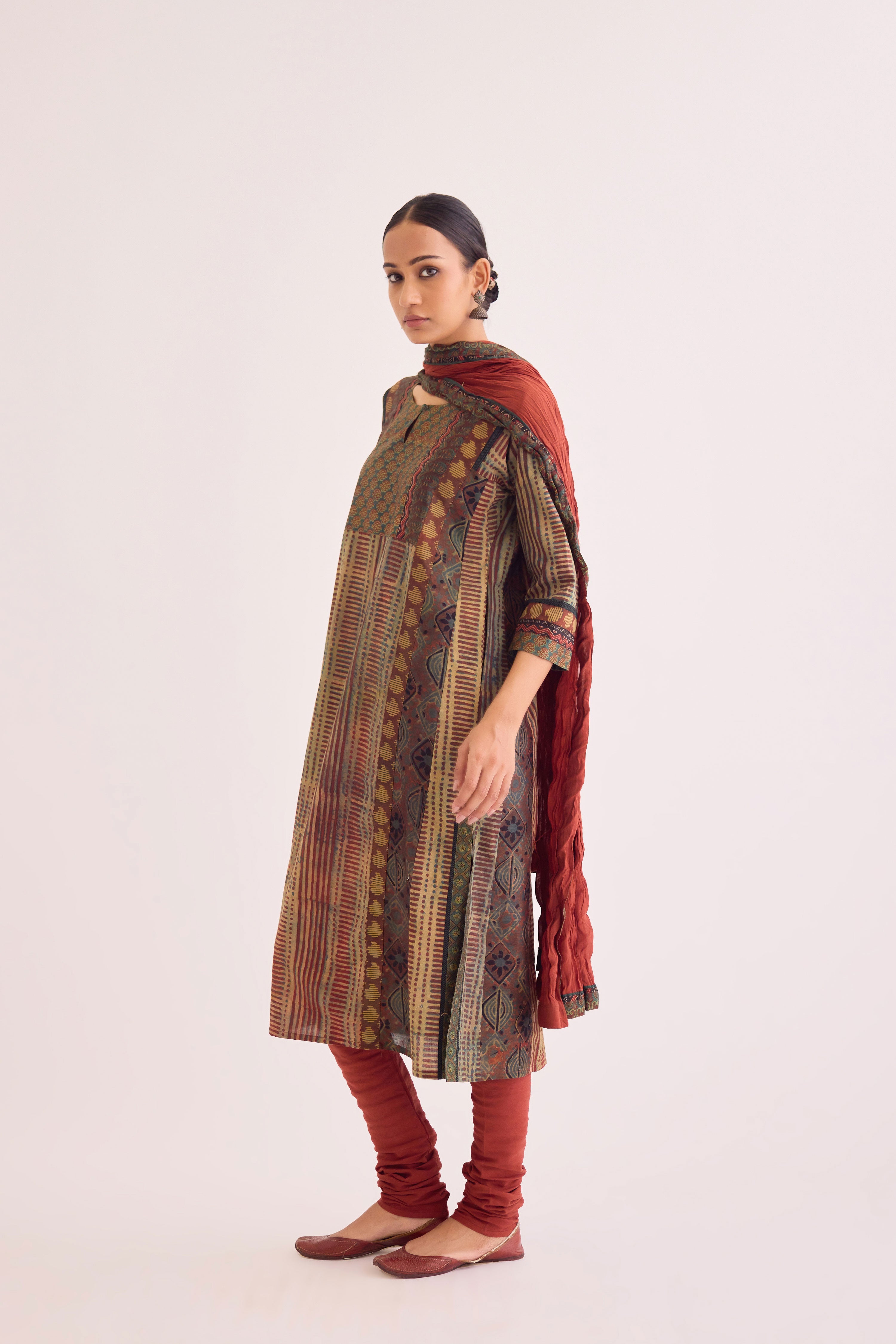 Rozana Dupatta Rust (9609228517675) (9608970666283)