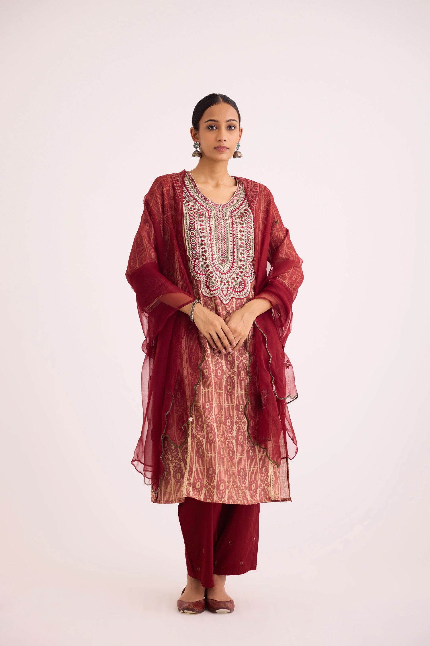 Tulsi Dupatta Maroon (9610061513003)