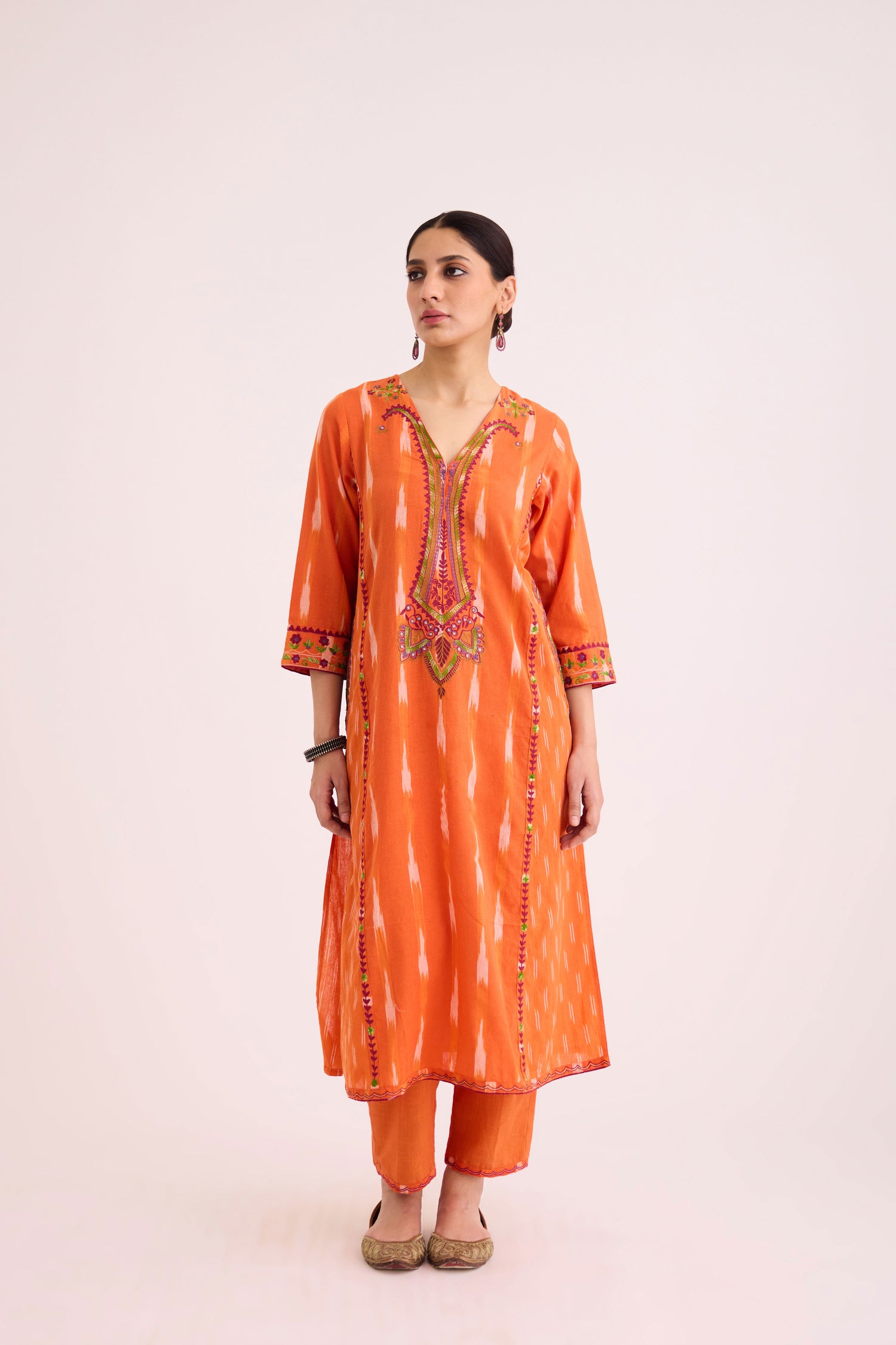 Siya Kurta Orange (9602573664555)